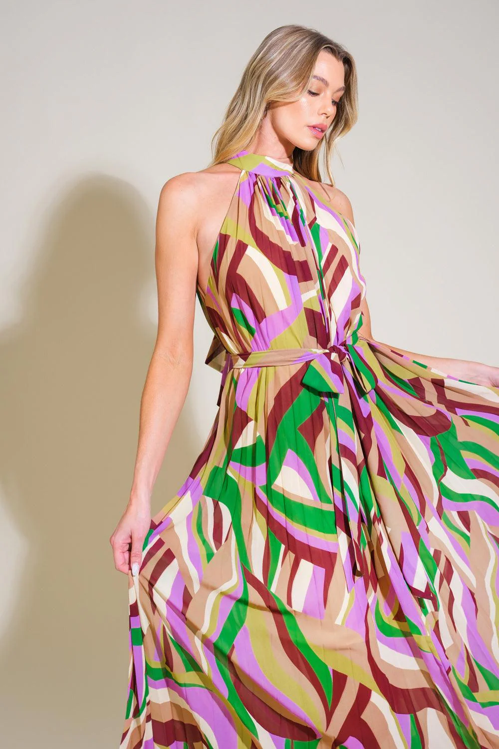 AS TIME GOES BY WOVEN MAXI DRESS - Image 8