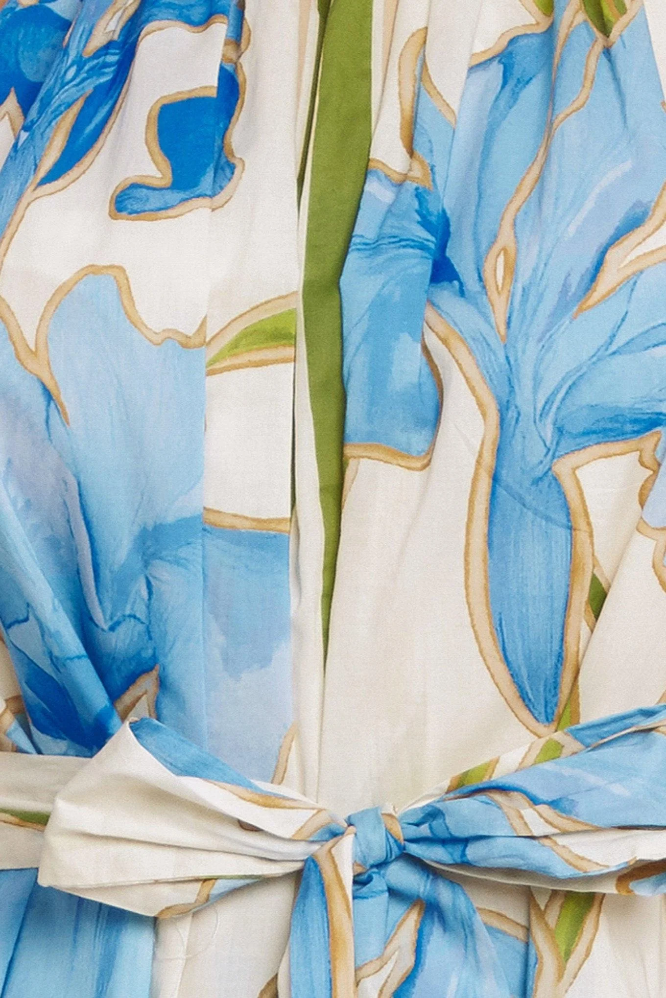 AZURE BLOOM HALTER WOVEN MINI DRESS - Image 7