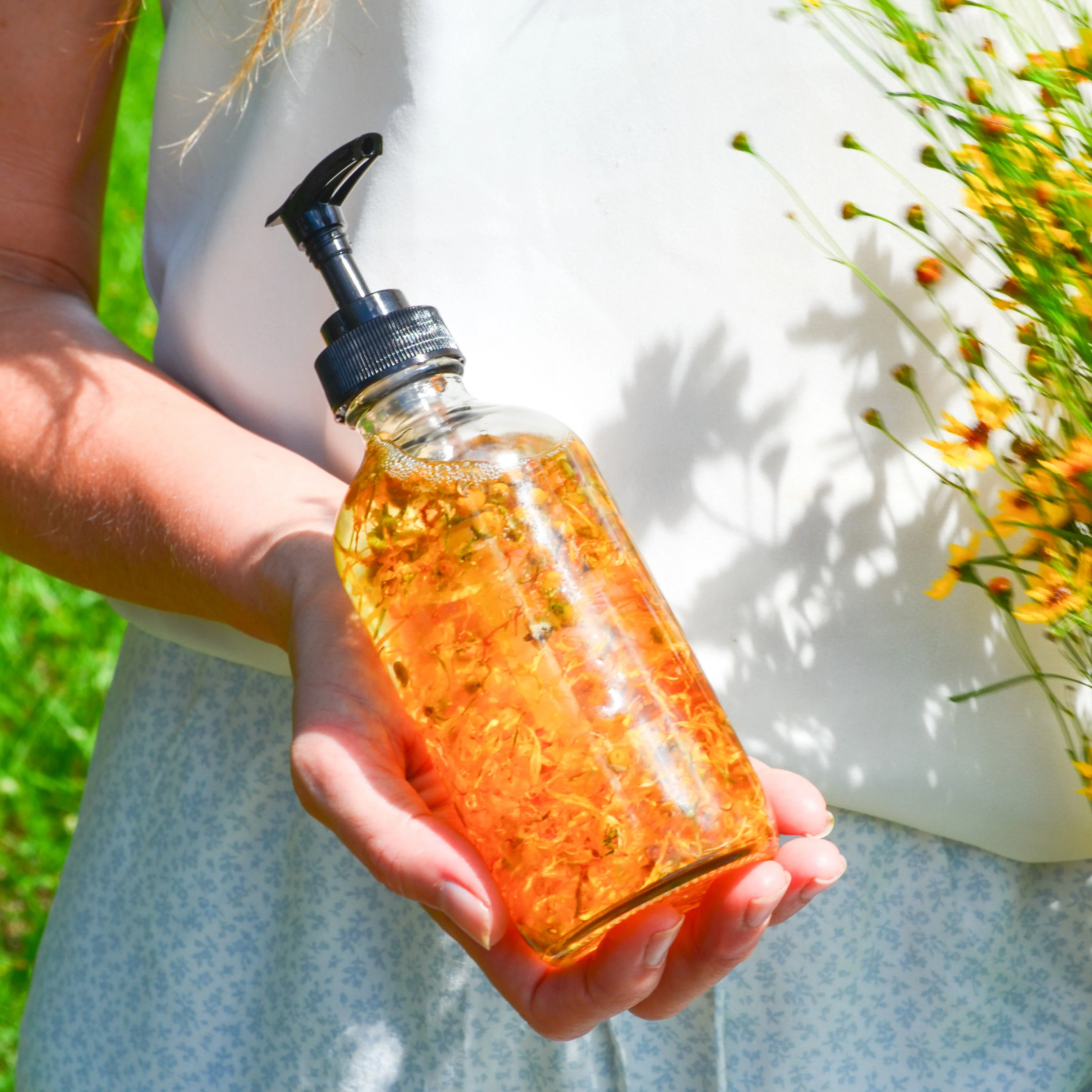 Bare Flower Natural Fragrance Free Body Oil - Best for Sensitive Skin - Image 3