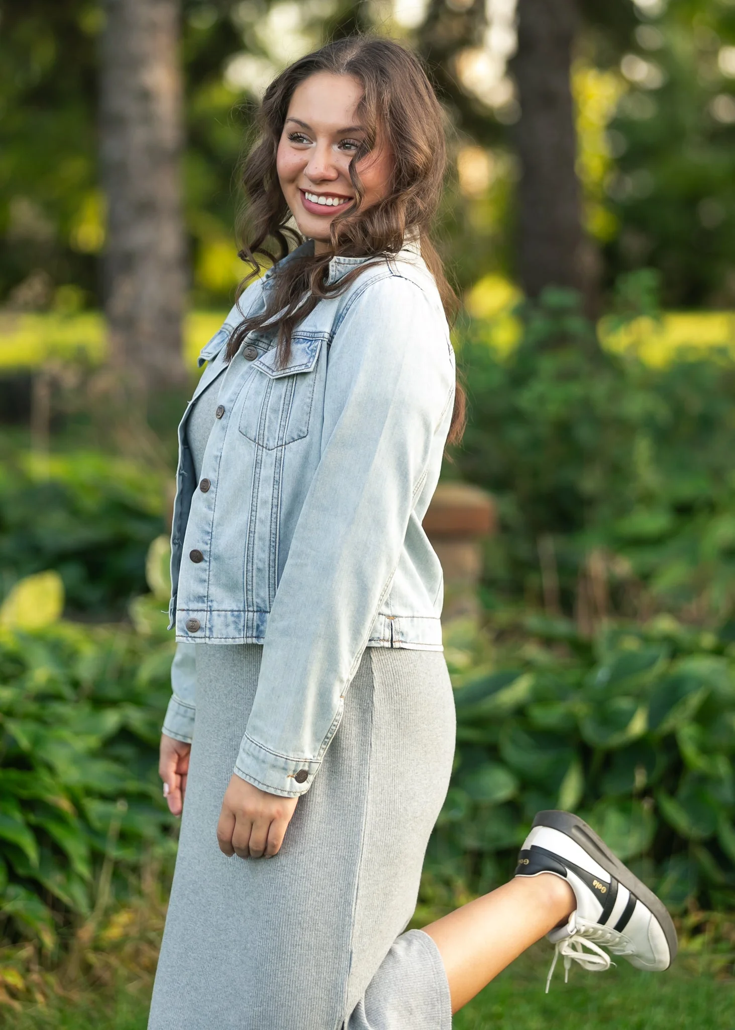 Baylor Gray Ribbed T-shirt Dress - Image 13