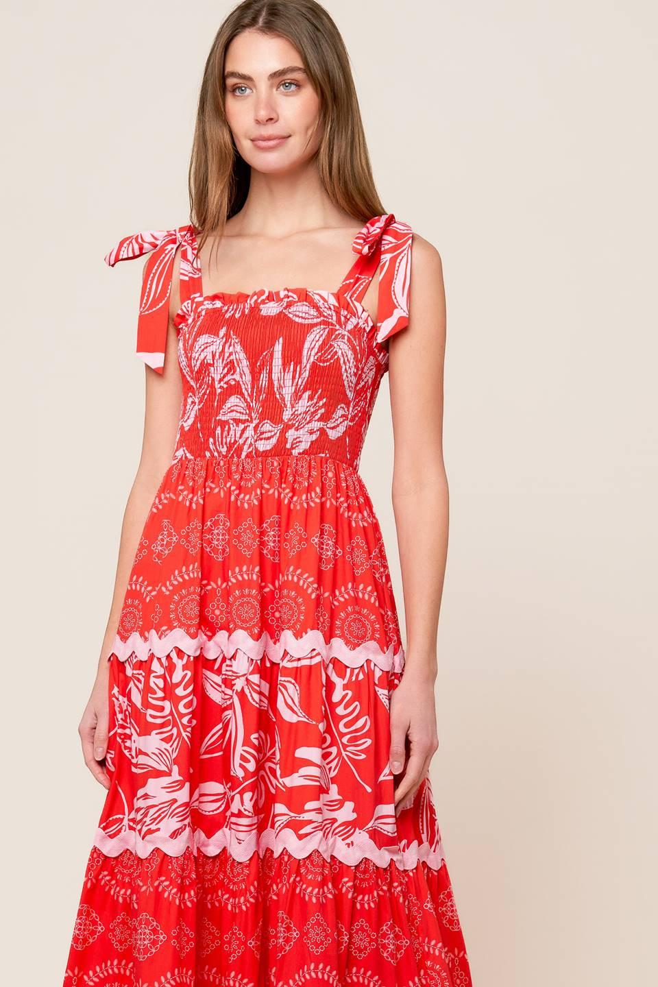 BRIGHTER DAYS WOVEN MAXI DRESS - Image 3