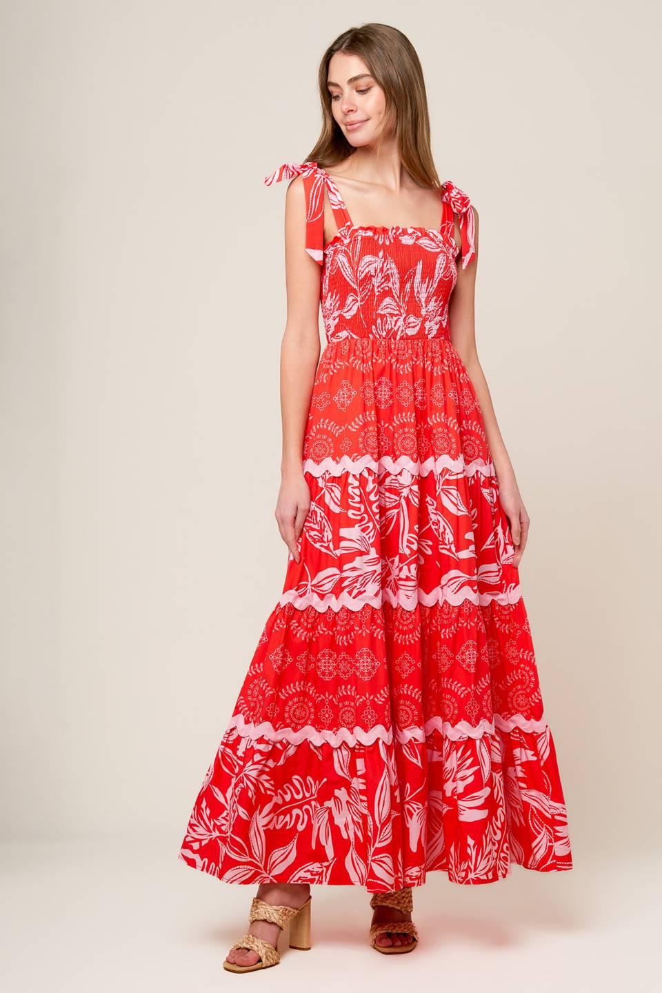 BRIGHTER DAYS WOVEN MAXI DRESS - Image 4