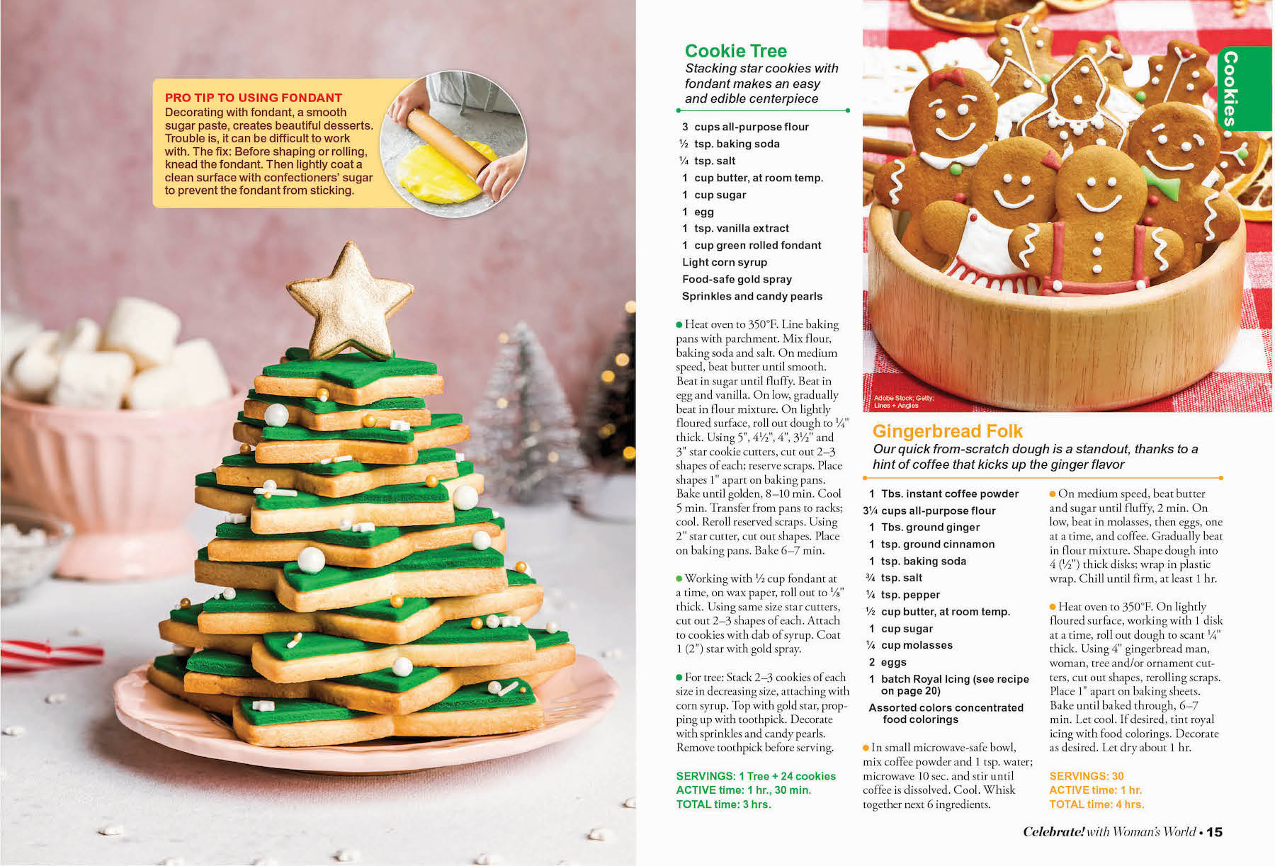 Celebrate With Woman's World - Christmas Treats & More: 113 Recipes, Festive Cakes, Brownies, Cookies, Bars, Mini Treats, Snowmen Cupcakes, Holiday Breads, Pies, Easy & Quick Gift Ideas! - Image 2