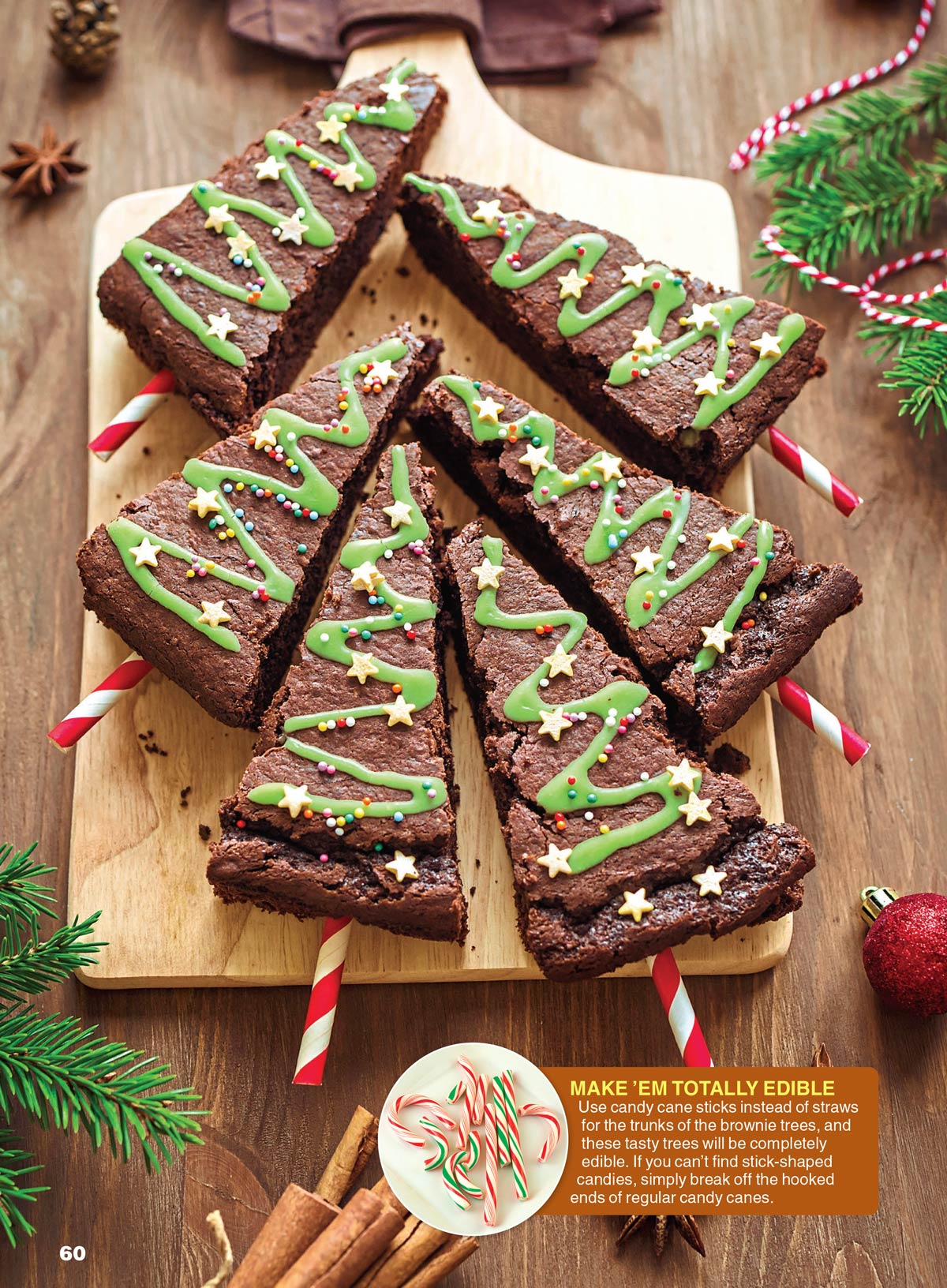 Celebrate With Woman's World - Holiday Treats & More: 98 Recipes, Cookies, Cakes, Cupcakes, Pies, Tarts, Brownies, Bars, Brunch, Festive Dinner, Candies, Clever Designs, Holiday Gift Guide & More! - Image 6