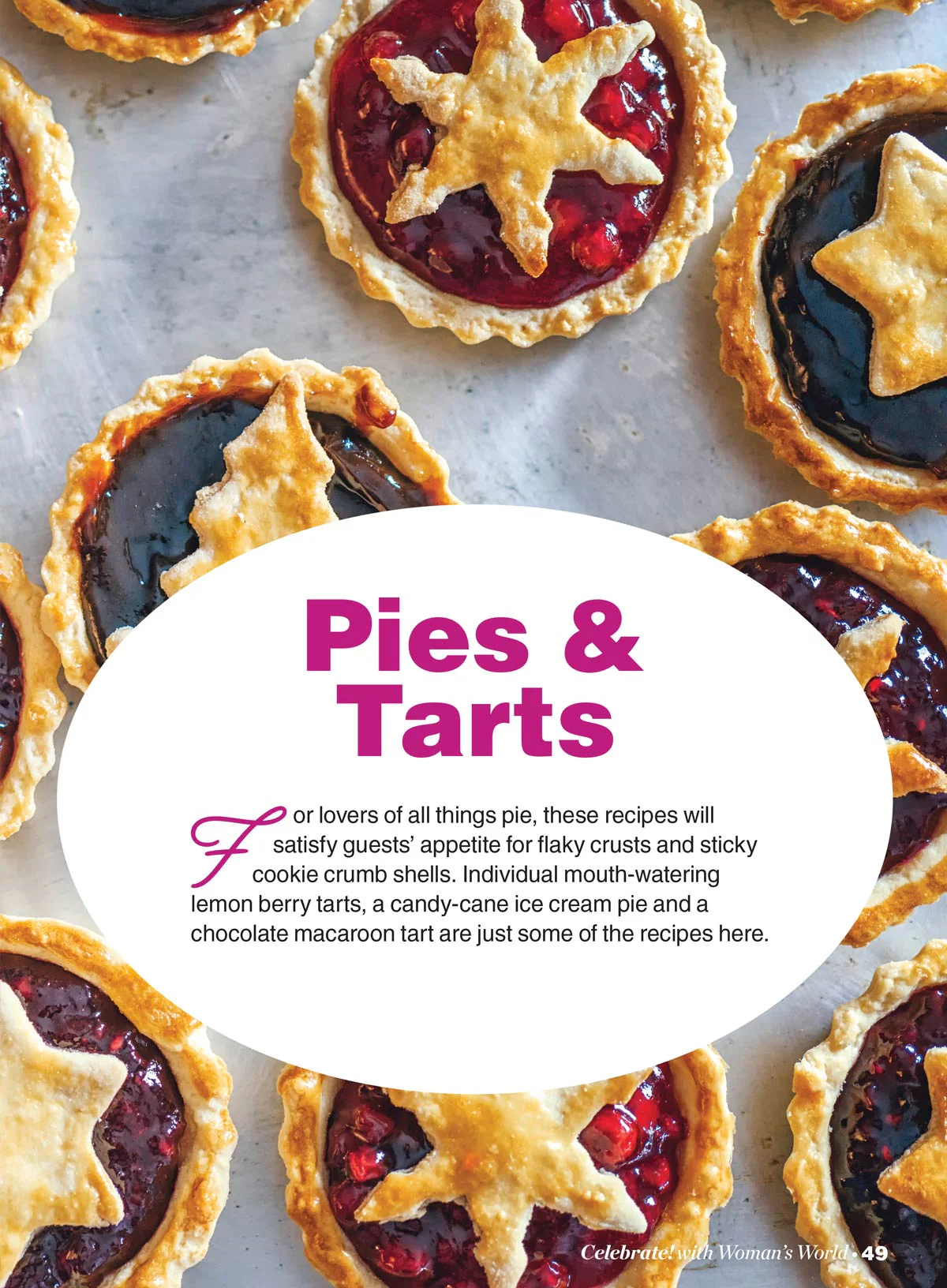 Celebrate With Woman's World - Holiday Treats & More: 98 Recipes, Cookies, Cakes, Cupcakes, Pies, Tarts, Brownies, Bars, Brunch, Festive Dinner, Candies, Clever Designs, Holiday Gift Guide & More! - Image 7