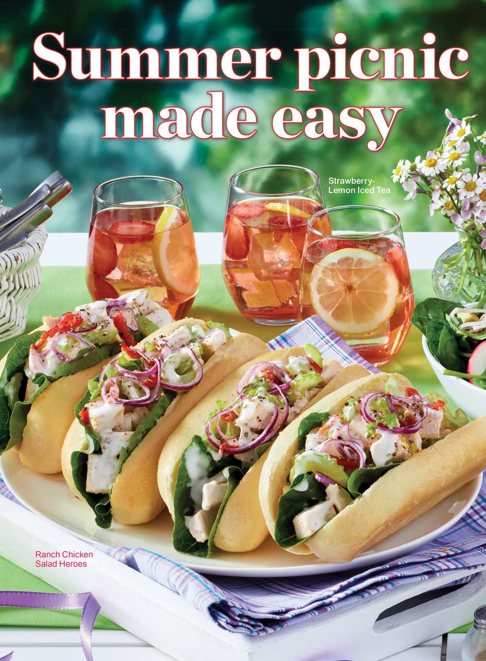 Celebrate With Woman's World - Summer Fun: 101 Recipes, Picnics, Barbecues, Holidays, 4th Of July, Buffets, Cakes, Brownies, Pies, Drinks, Salads, Pasta, Sandwiches, Iced Tea, Fast & Easy Party Ideas! - Image 4