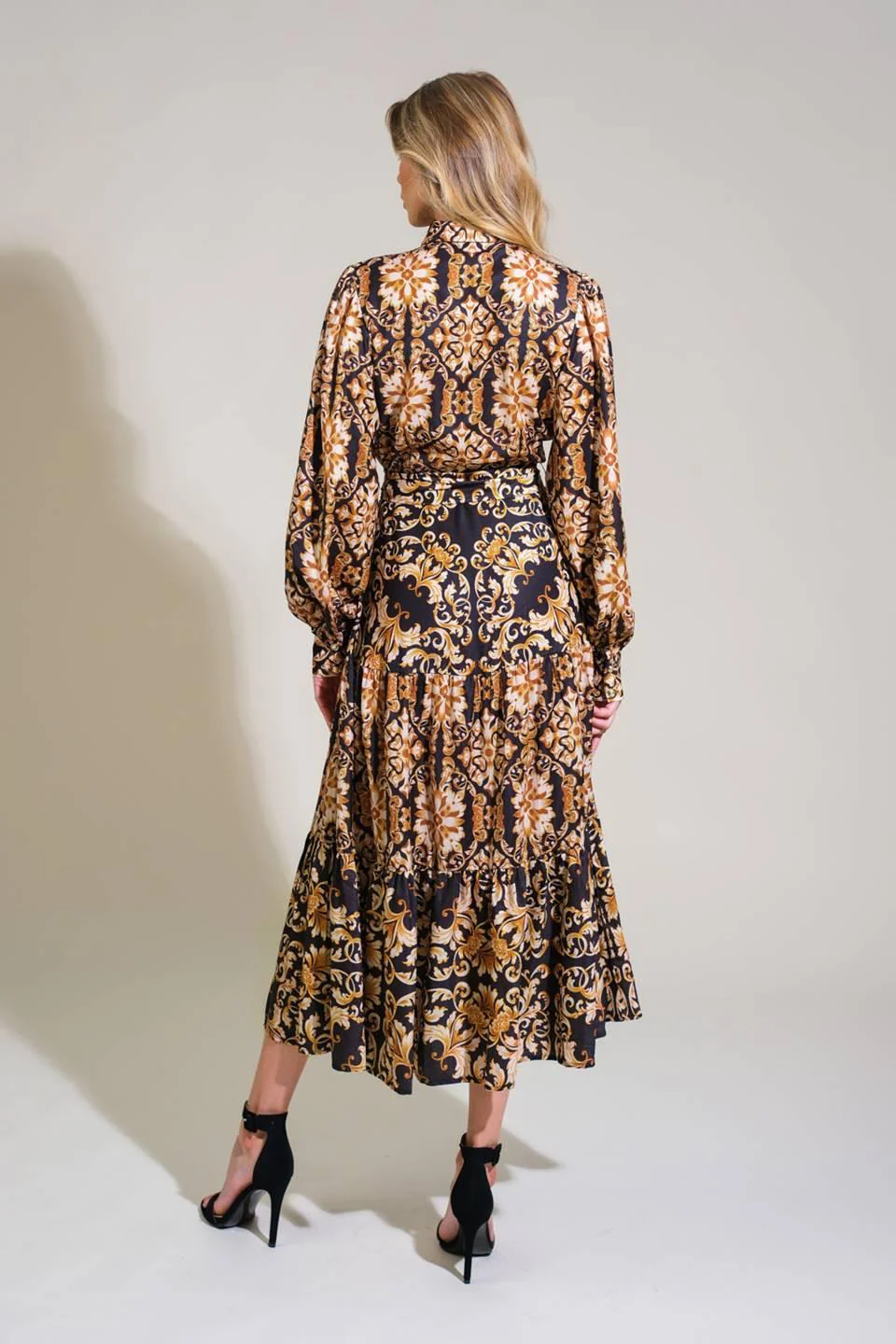 CELESTIAL BEAUTY WOVEN MIDI DRESS - Image 2