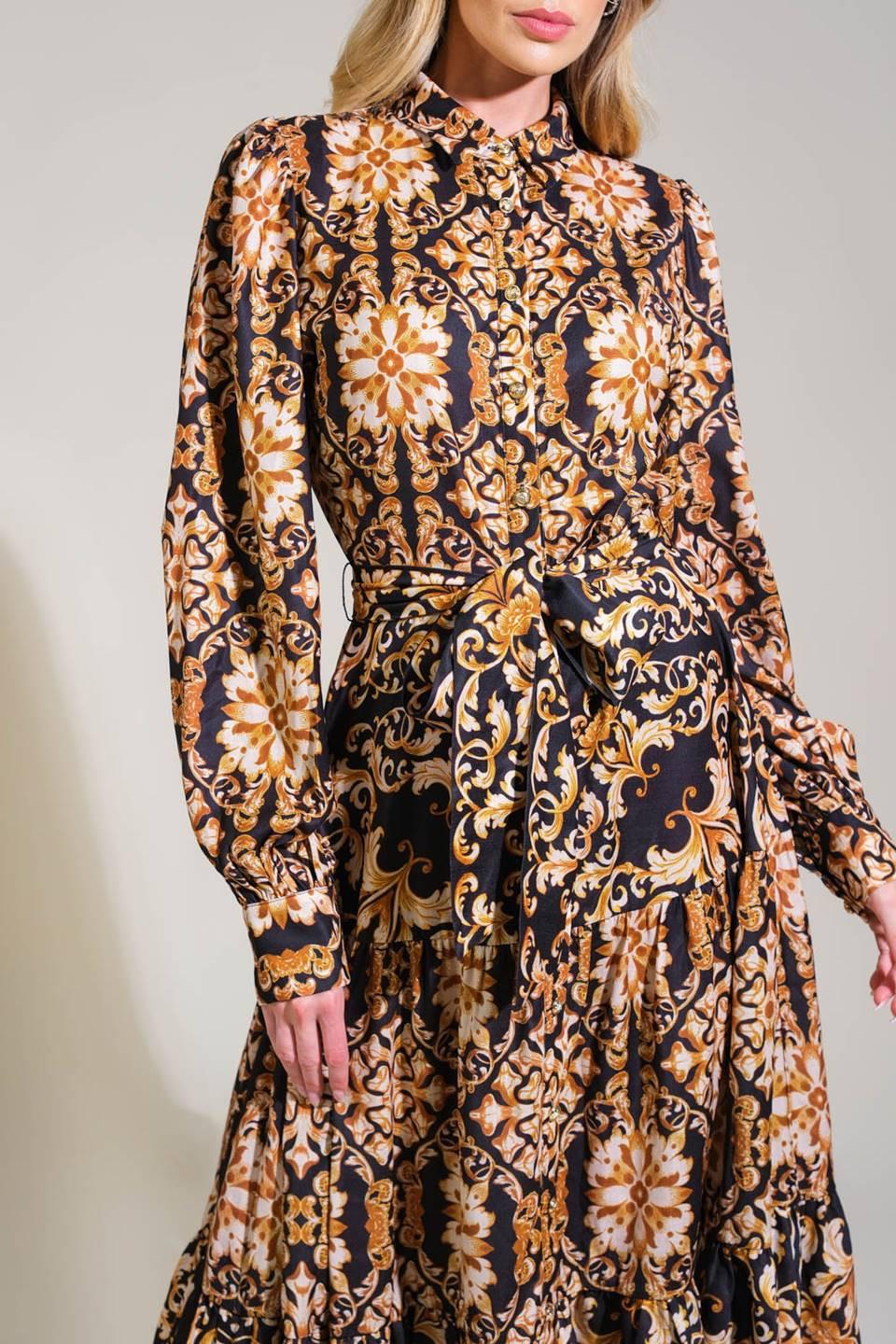 CELESTIAL BEAUTY WOVEN MIDI DRESS - Image 4