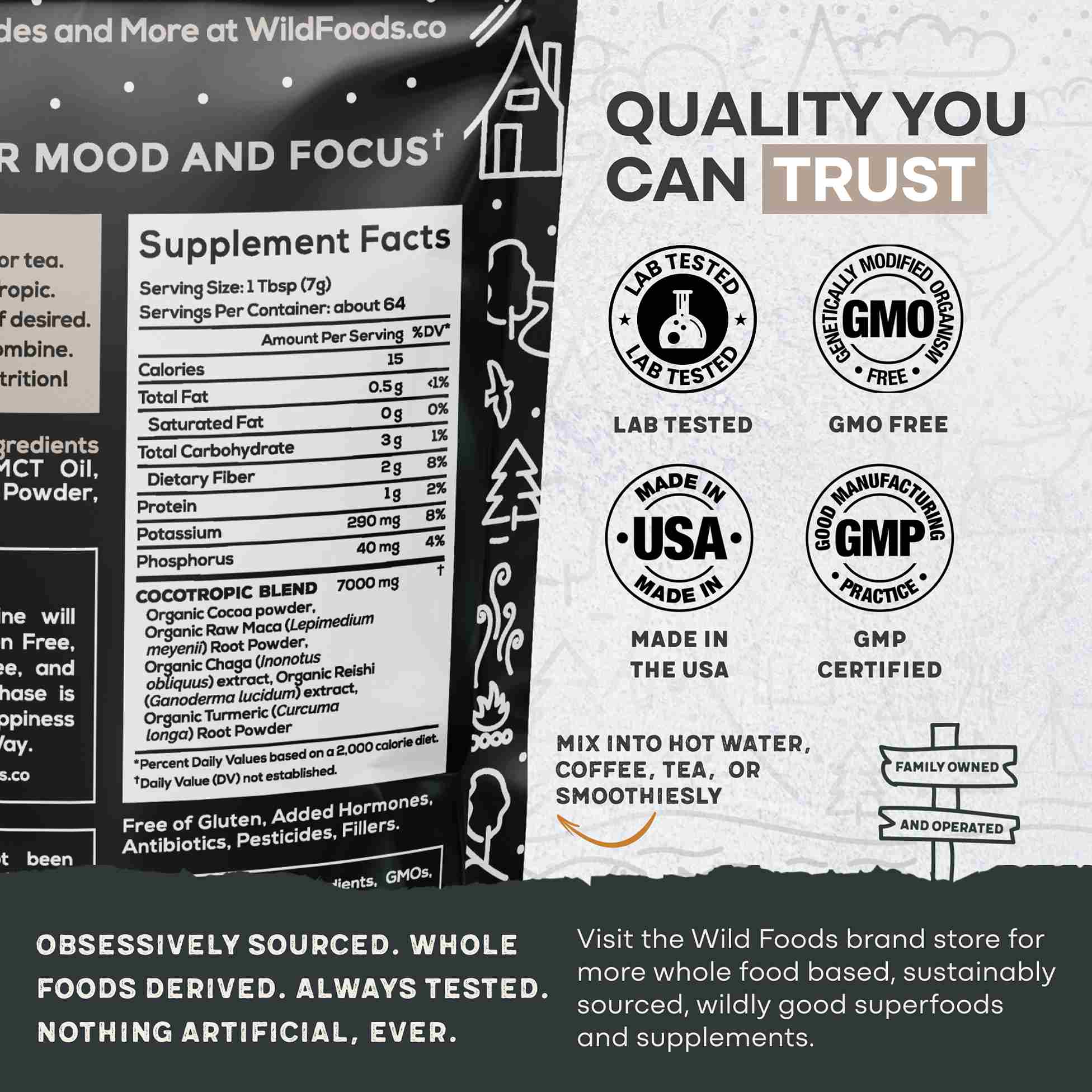 CocoTropic, 32 servings – Organic Mushroom Mix for Energy & Focus - Image 4