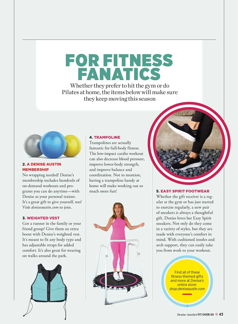 Denise Austin's Fit Over 50 - Holidays My Way! Fall & Winter 2025: Stay Active & Healthy, Reduce Stress, Family Holiday Traditions, Joyful Celebrations, Foster Wellness, Happiness & More! - Image 4