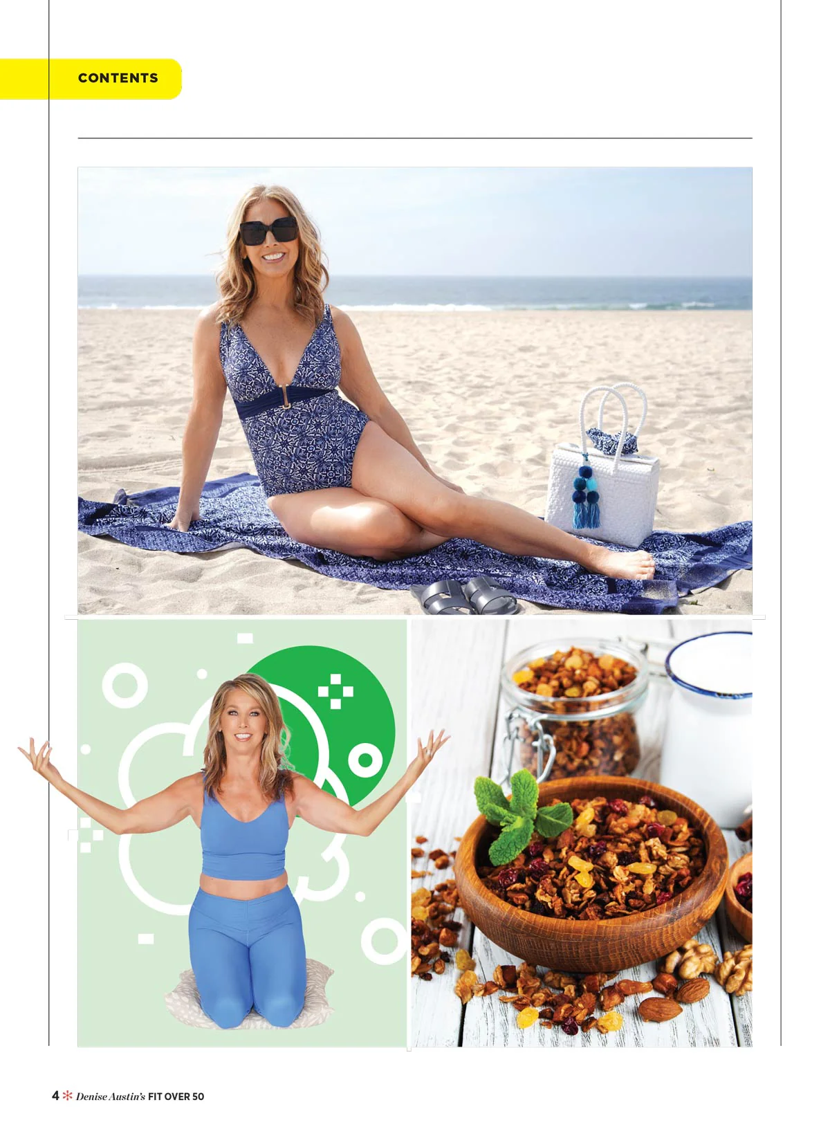Denise Austin's Fit Over 50 - Summer 2025: Transform Your Body & Mind, Feel Good Recipes, Step Into Wellness,  Breathing Exercises, Shed Inches, Spark Metabolism, Boost Your Mood & More! - Image 7
