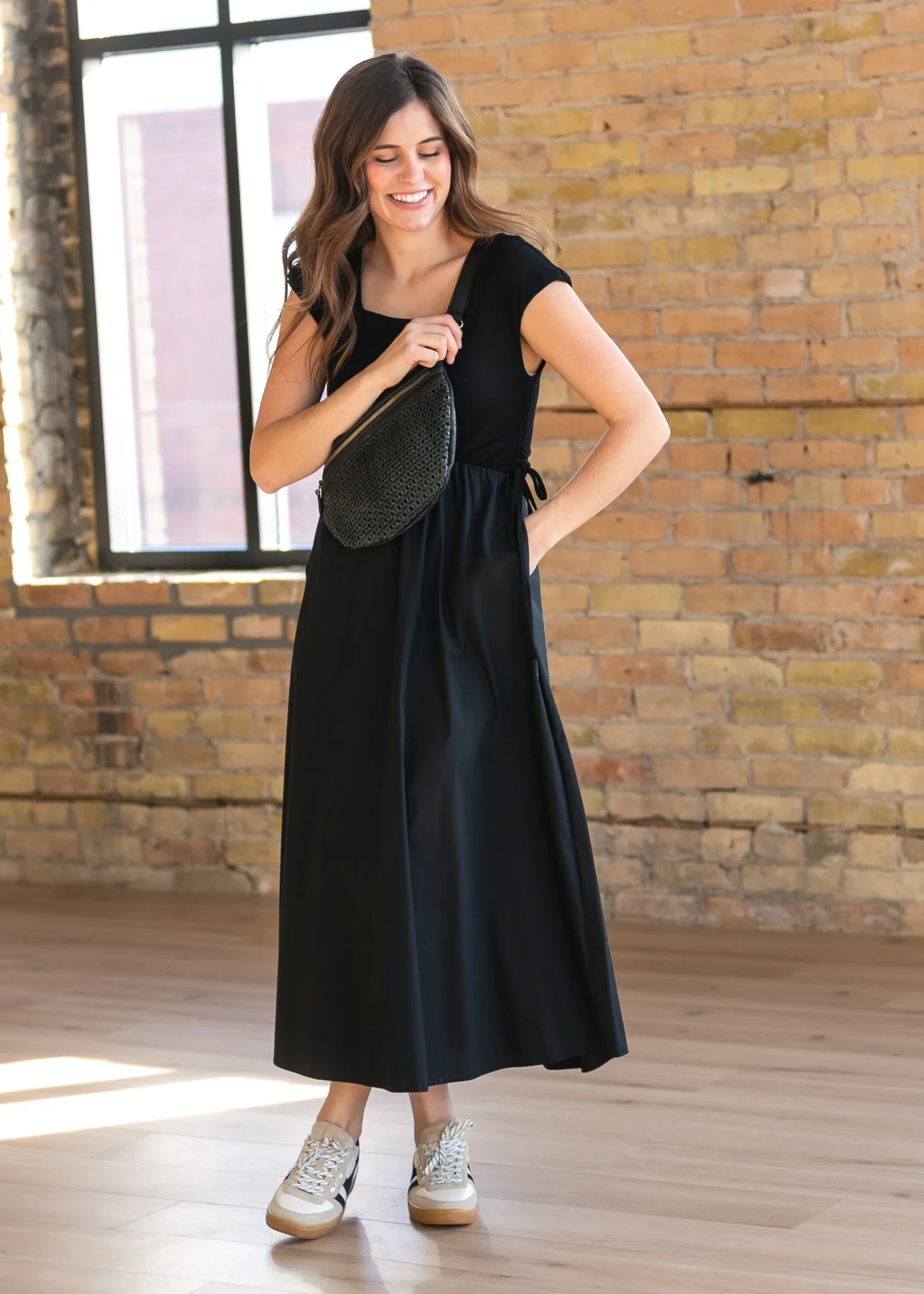 Eleanor Black A-line Maxi Dress - Image 2