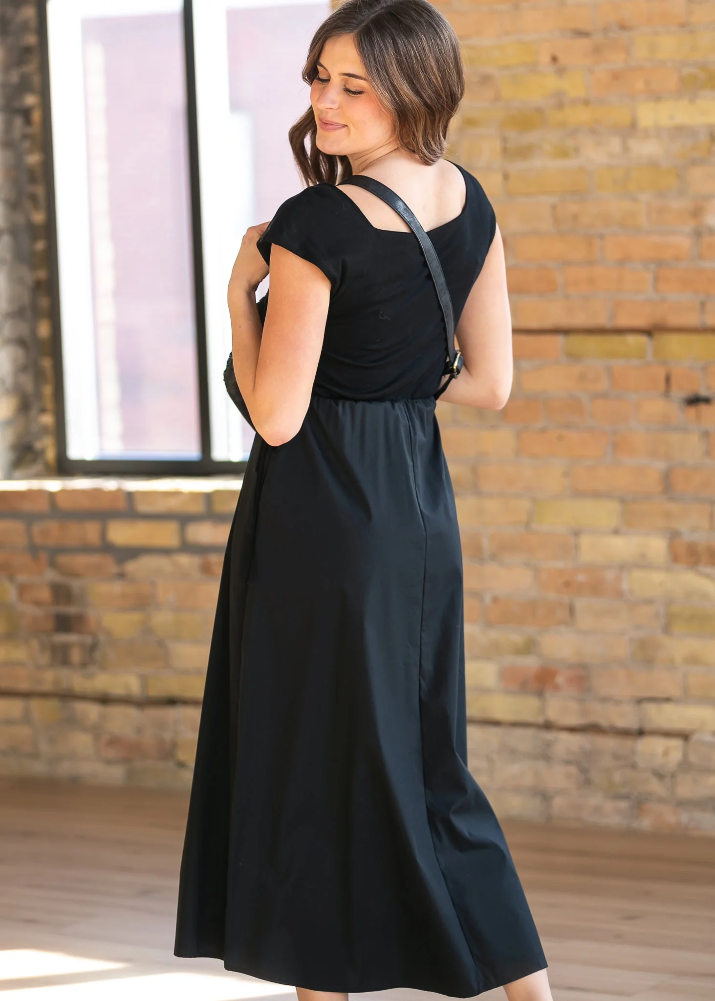 Eleanor Black A-line Maxi Dress - Image 6