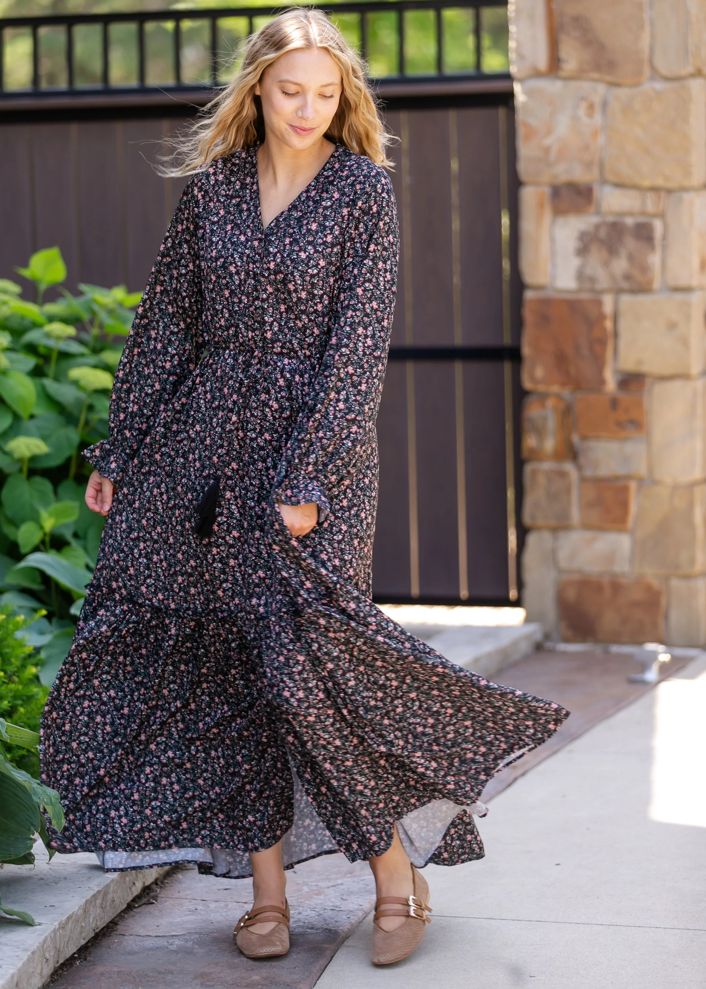 Evangeline Floral Maxi Dress - FINAL SALE - Image 2