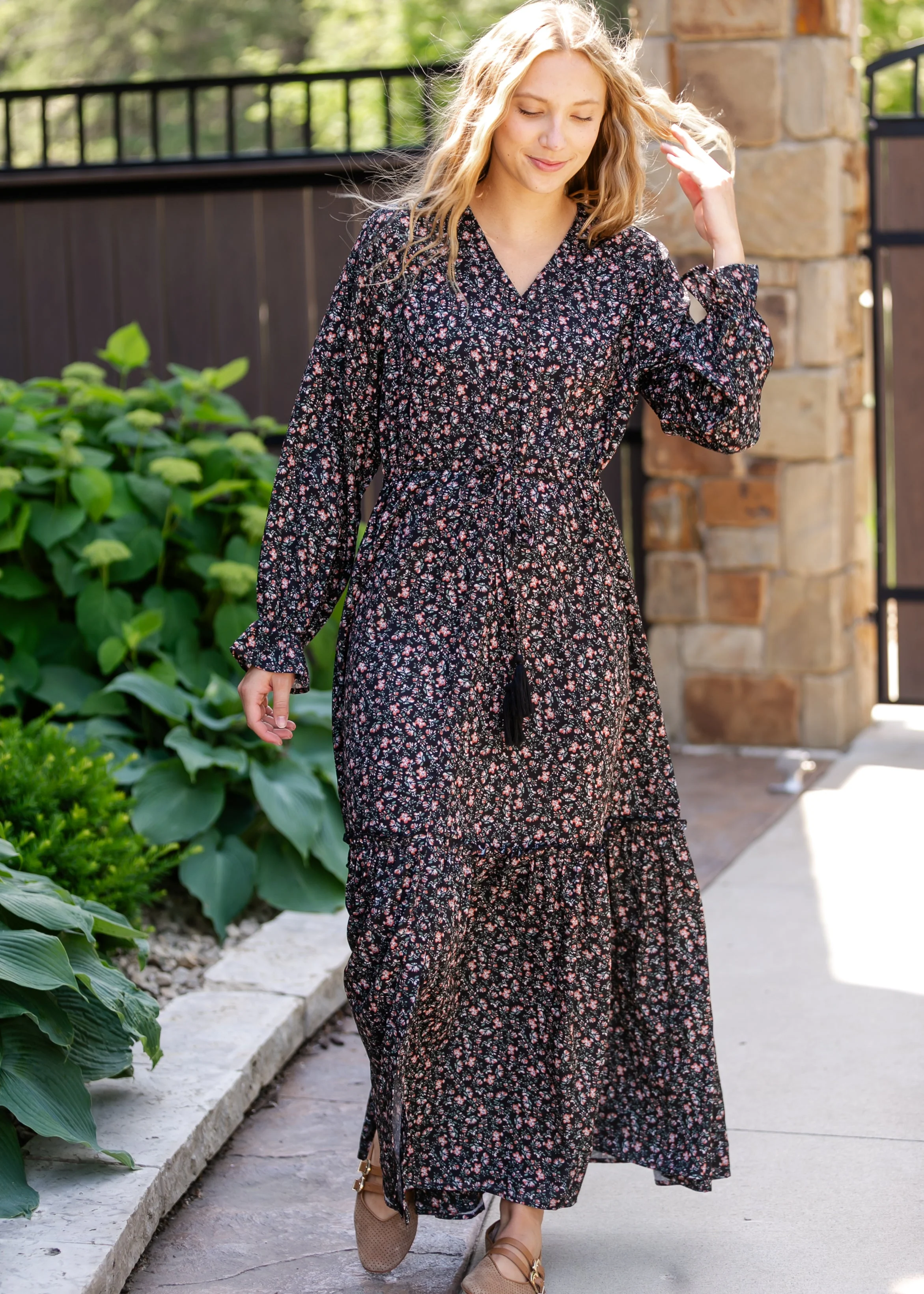 Evangeline Floral Maxi Dress - FINAL SALE - Image 3