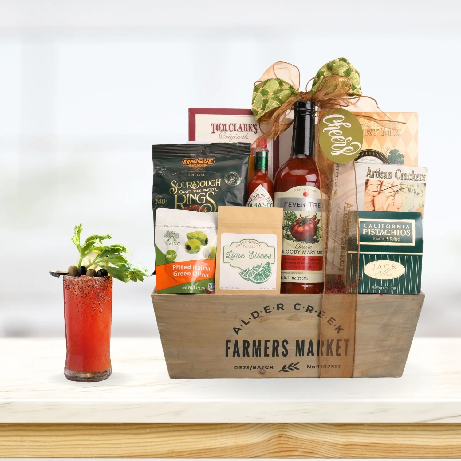 Farmers Market Bloody Mary Gift Basket - Image 2