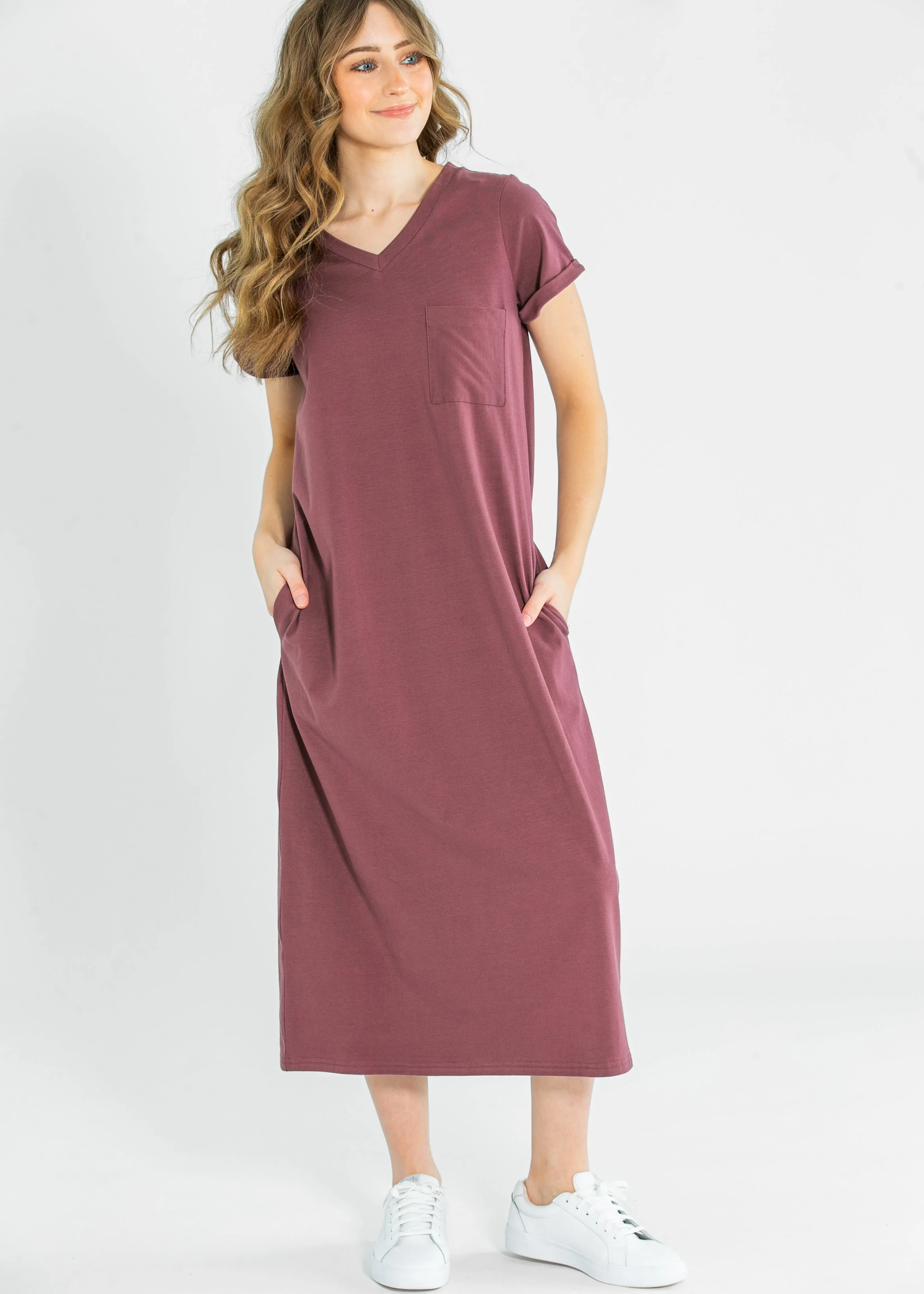 Finley V-neck T-shirt Dress - Image 10