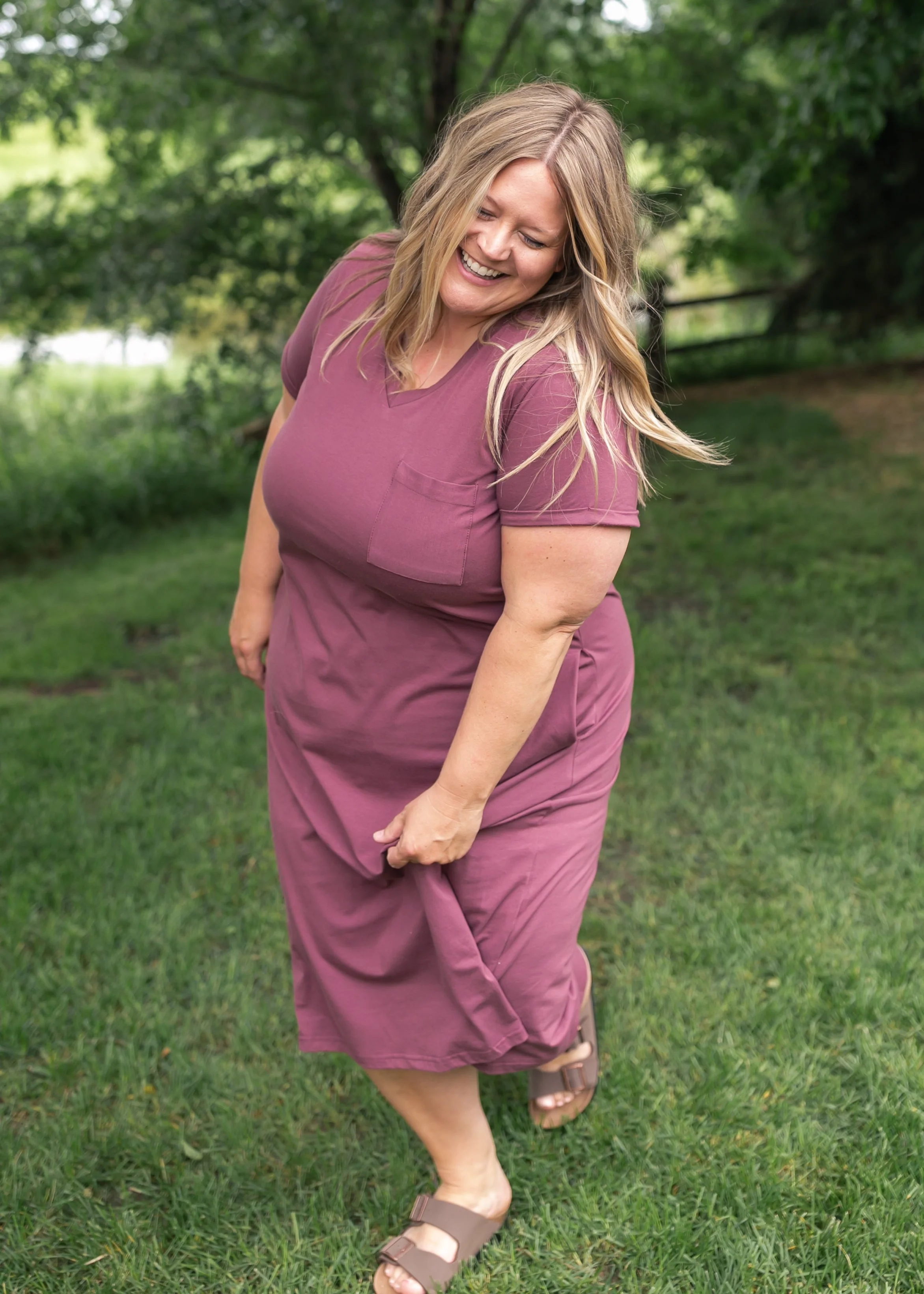 Finley V-neck T-shirt Dress - Image 15