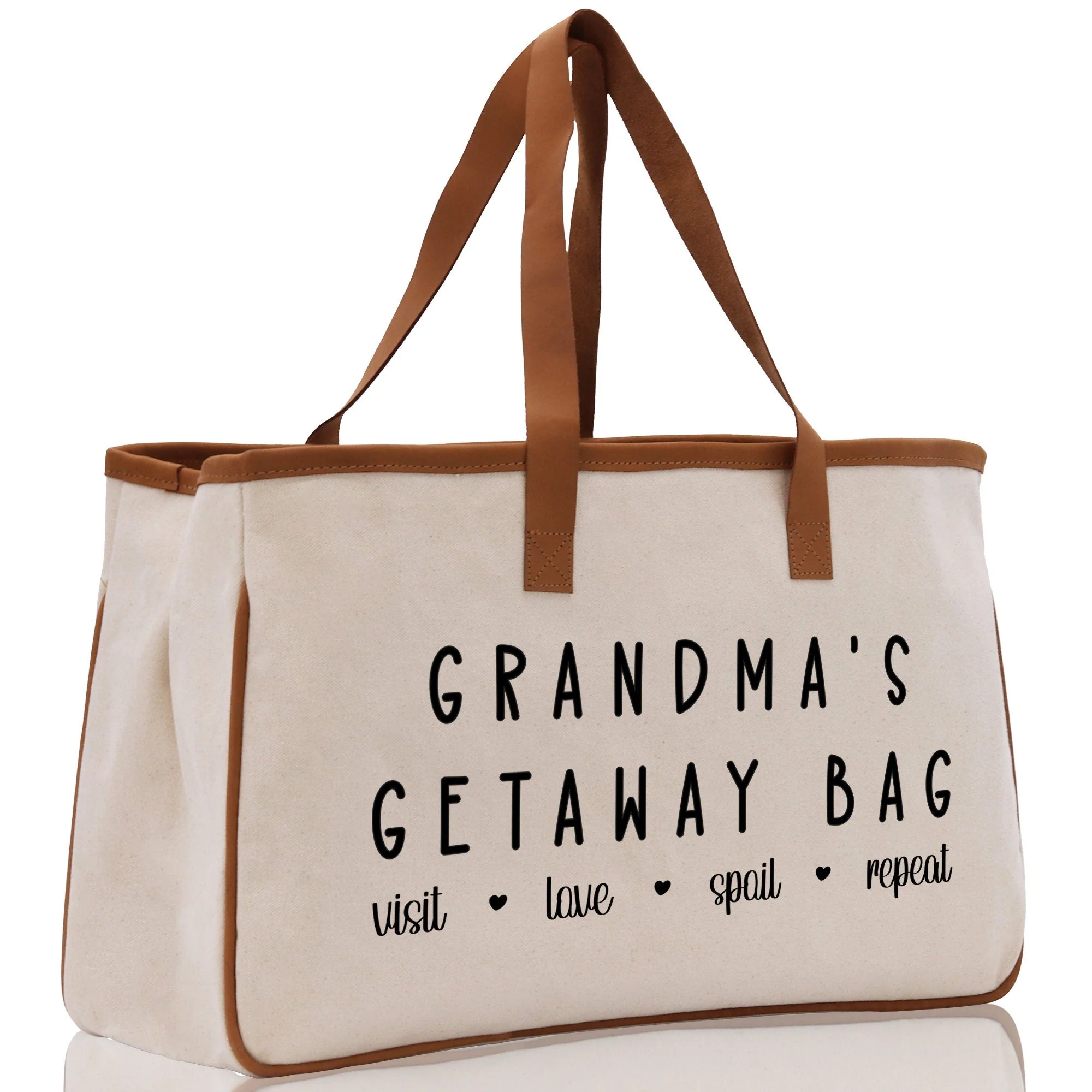 Grandma Tote Bag Grandma's Getaway Bag Grandma Nana Bag Grandma Gift Bag Shopping Bag Mothers Day Gift Live Love Spoil Bag Grandma Beach Bag - Image 4