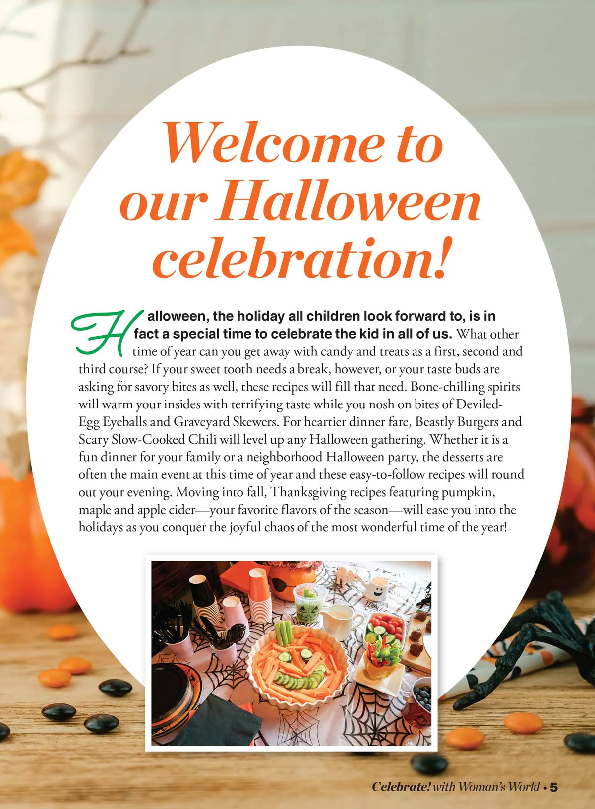 Halloween Treats - Celebrate With Woman's World: 93 Festive Treats, Easy-To-Follow Recipes, Wicked Witch Candy Apples, Frankenstein Fruit Roll-Ups, Mummified Baked Brie & Thanksgiving Bonus Recipes! - Image 3