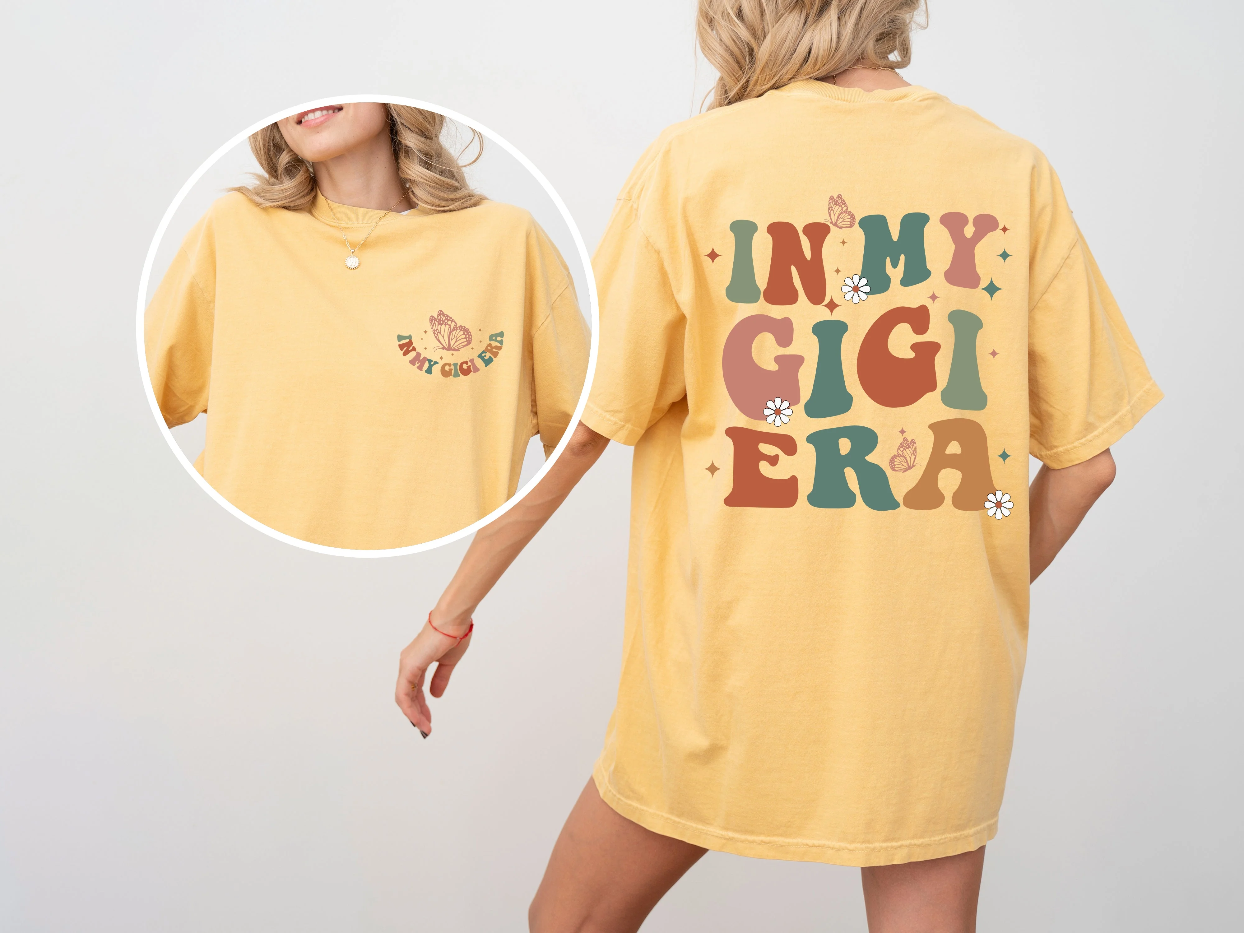 In My Gigi Era, Grandma, Nana, Mom Era, Mother's Day, Tshirt Comfort Colors T-Shirt - Image 5