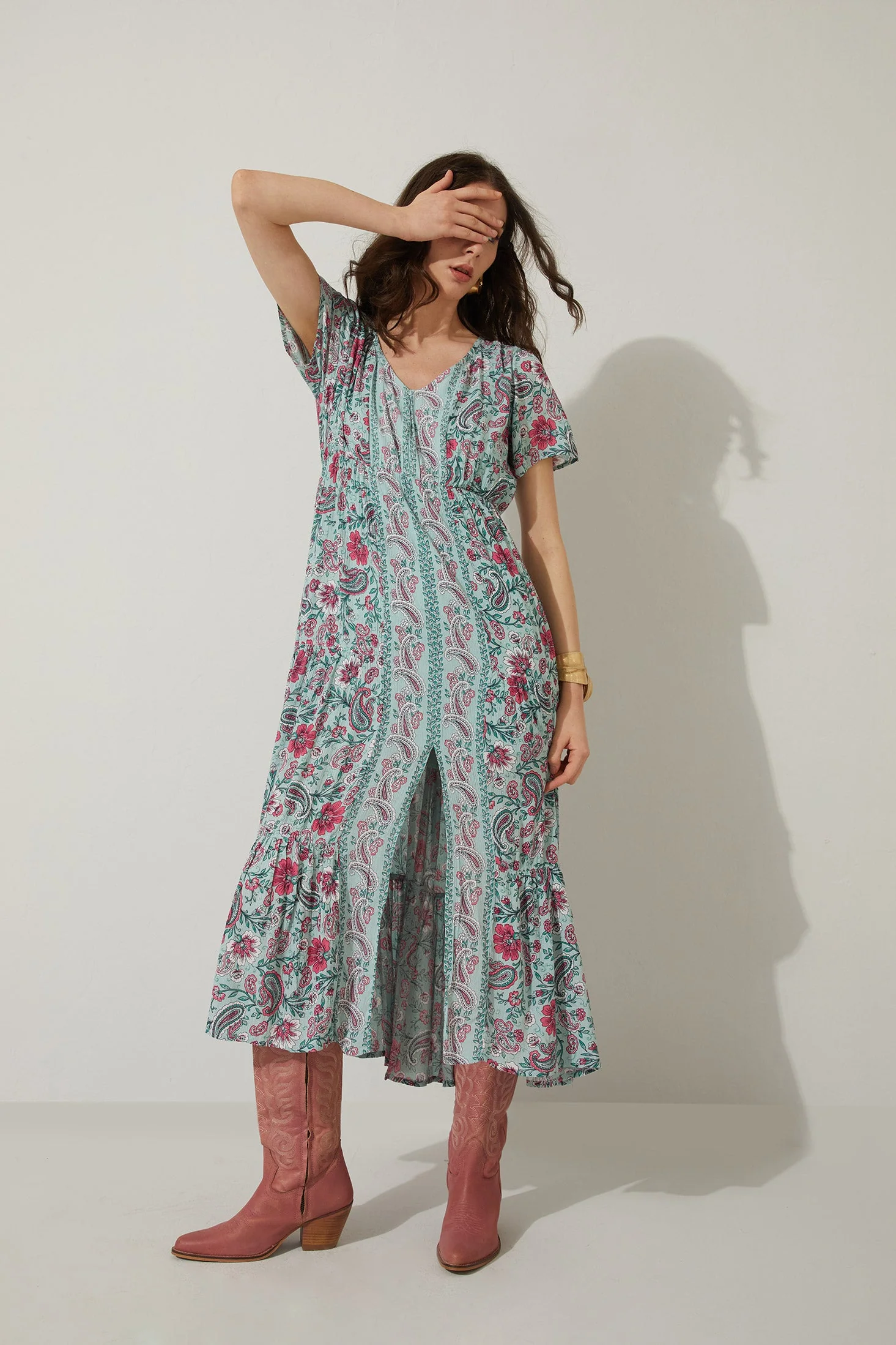 Kellianne Paisley Dress - Image 3