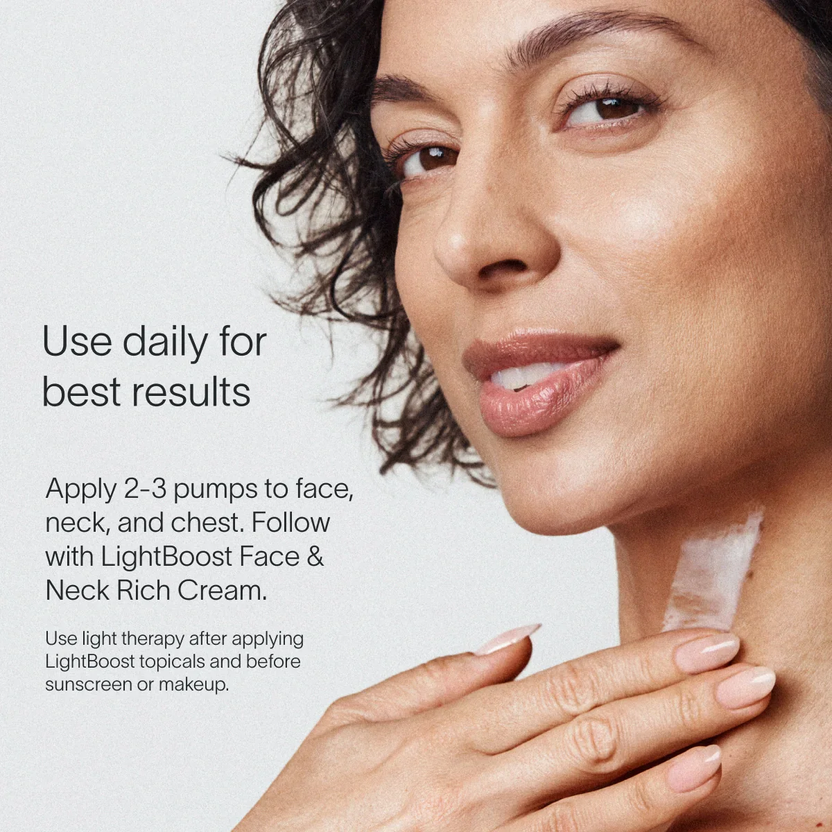 Light Therapy Boosting Face & Neck Serum - Image 6