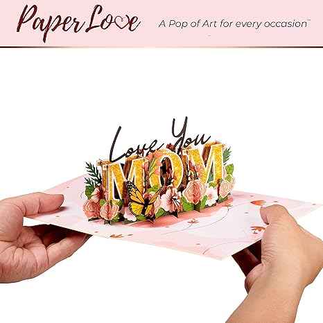 Love You Mom Pop Up Card - Image 11