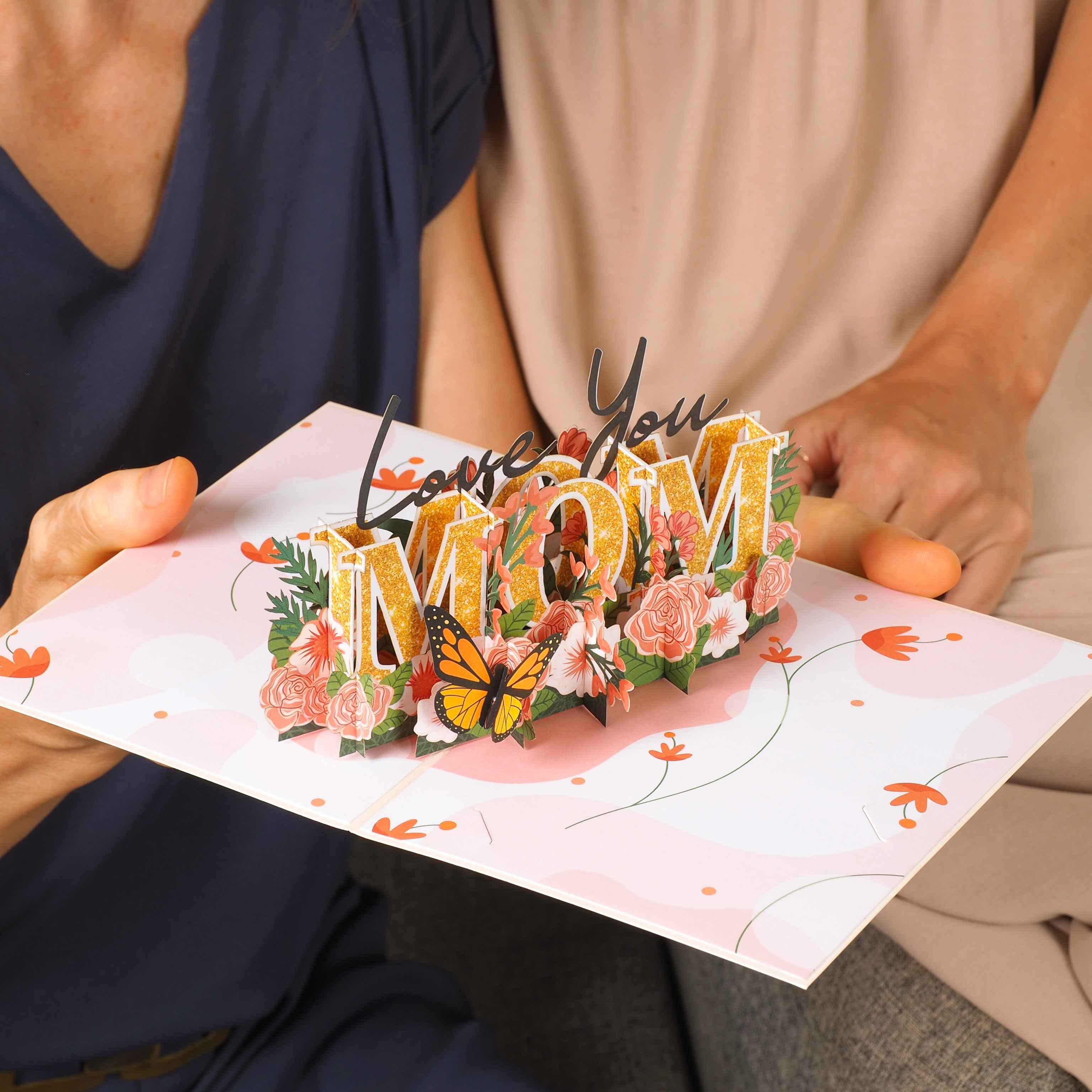 Love You Mom Pop Up Card - Image 4