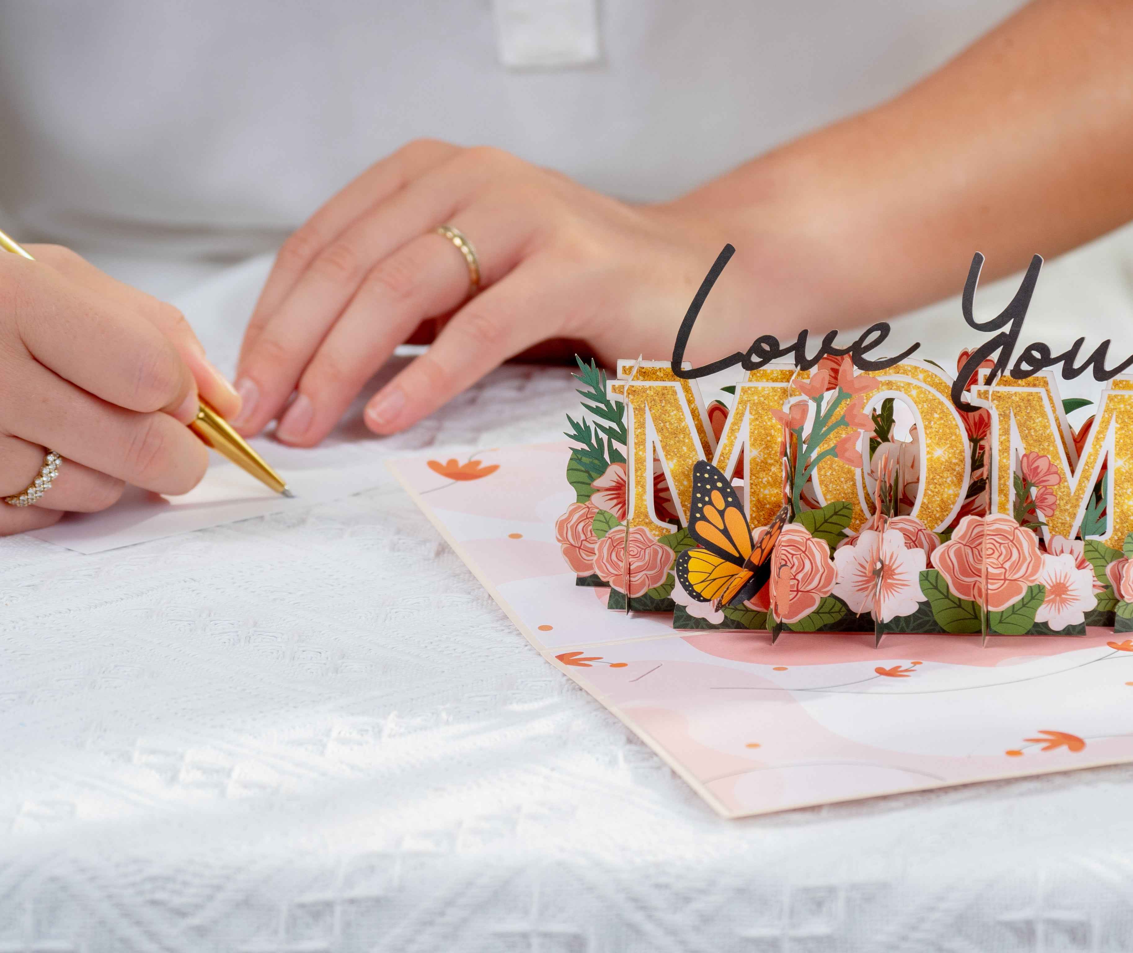 Love You Mom Pop Up Card - Image 5