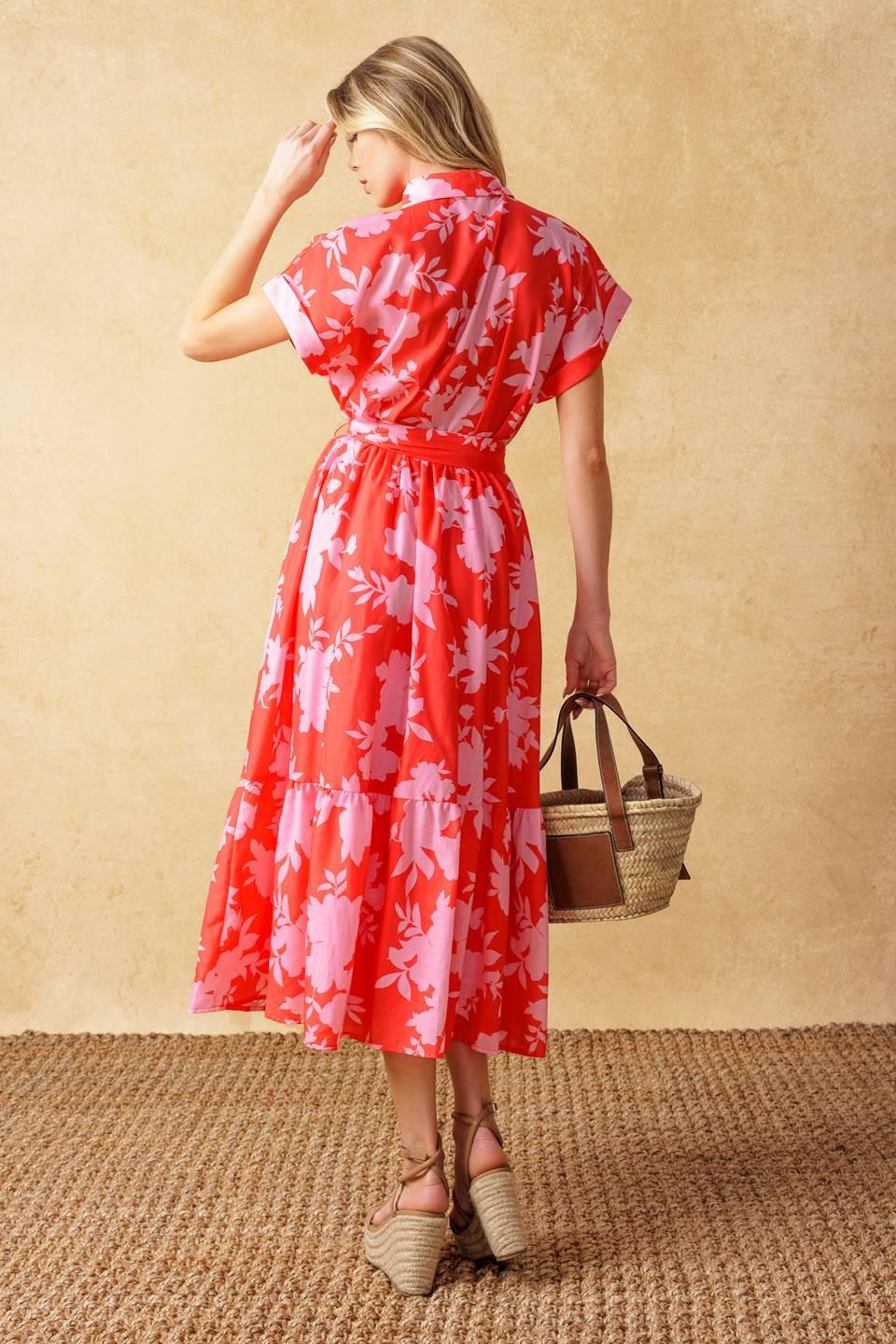 MAKE IT COUNT WOVEN MIDI DRESS - Image 2