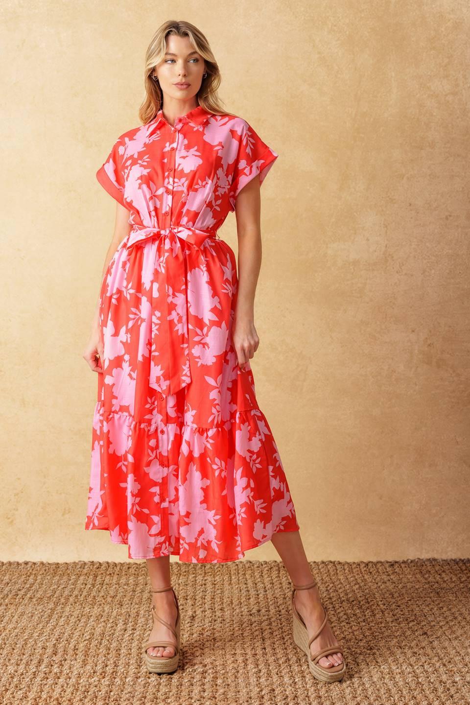 MAKE IT COUNT WOVEN MIDI DRESS - Image 6