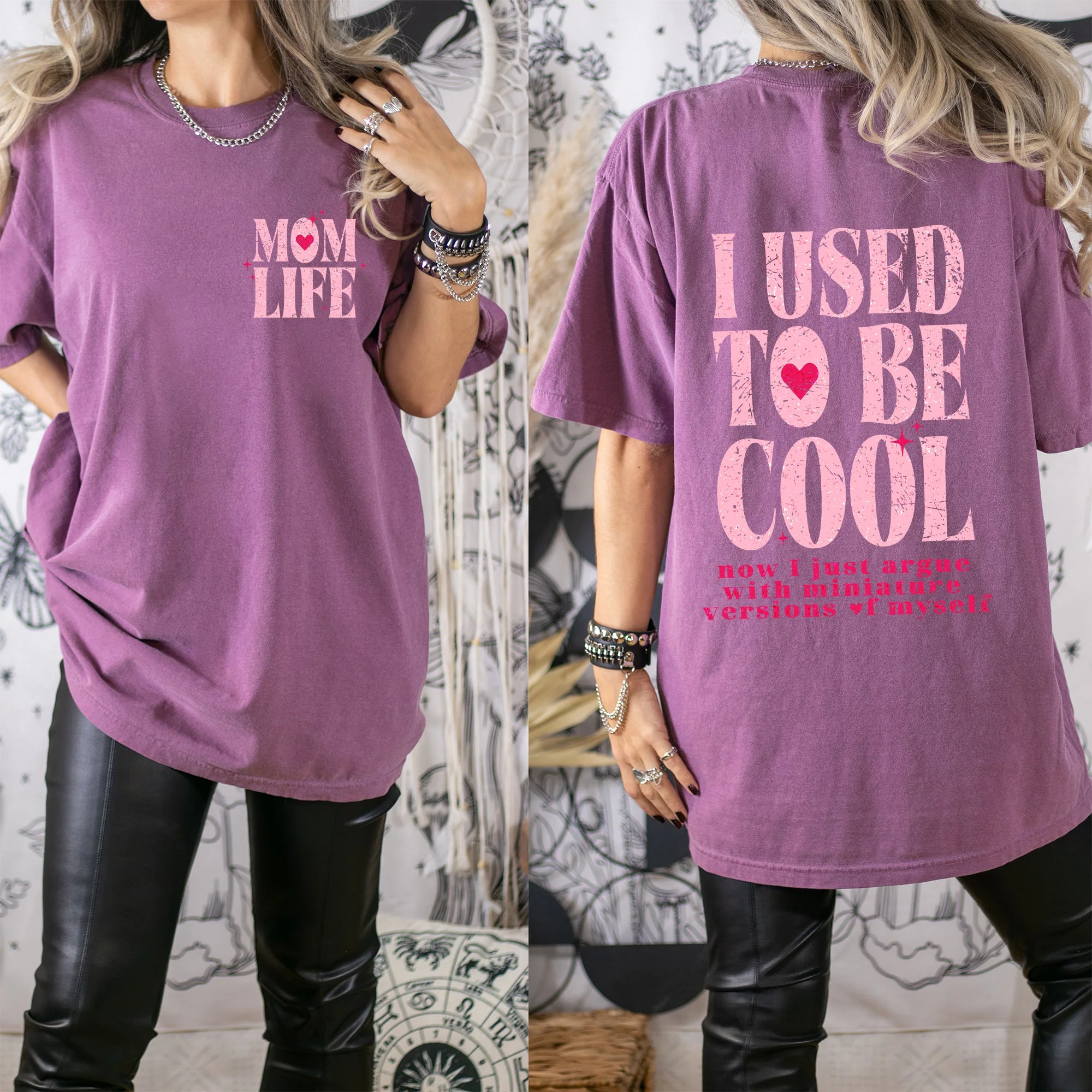 Mom Life, Used To Be Cool, Mama, Mother's Day, Trend Comfort Colors Tshirt - Image 7