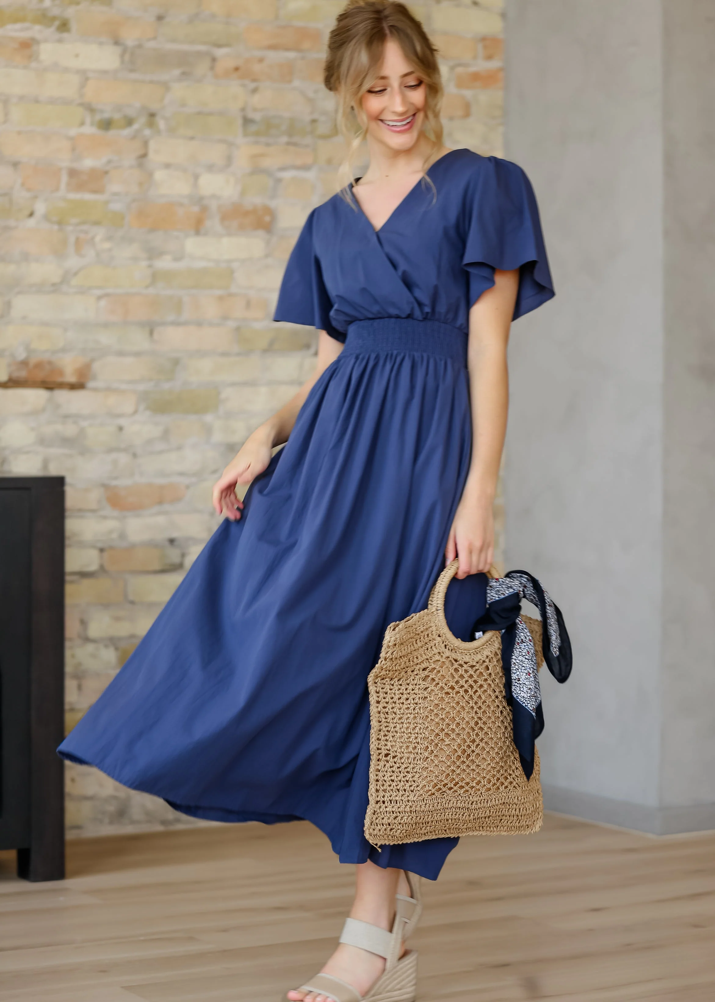 Montie Flutter Sleeve Maxi Dress  - FINAL SALE - Image 10