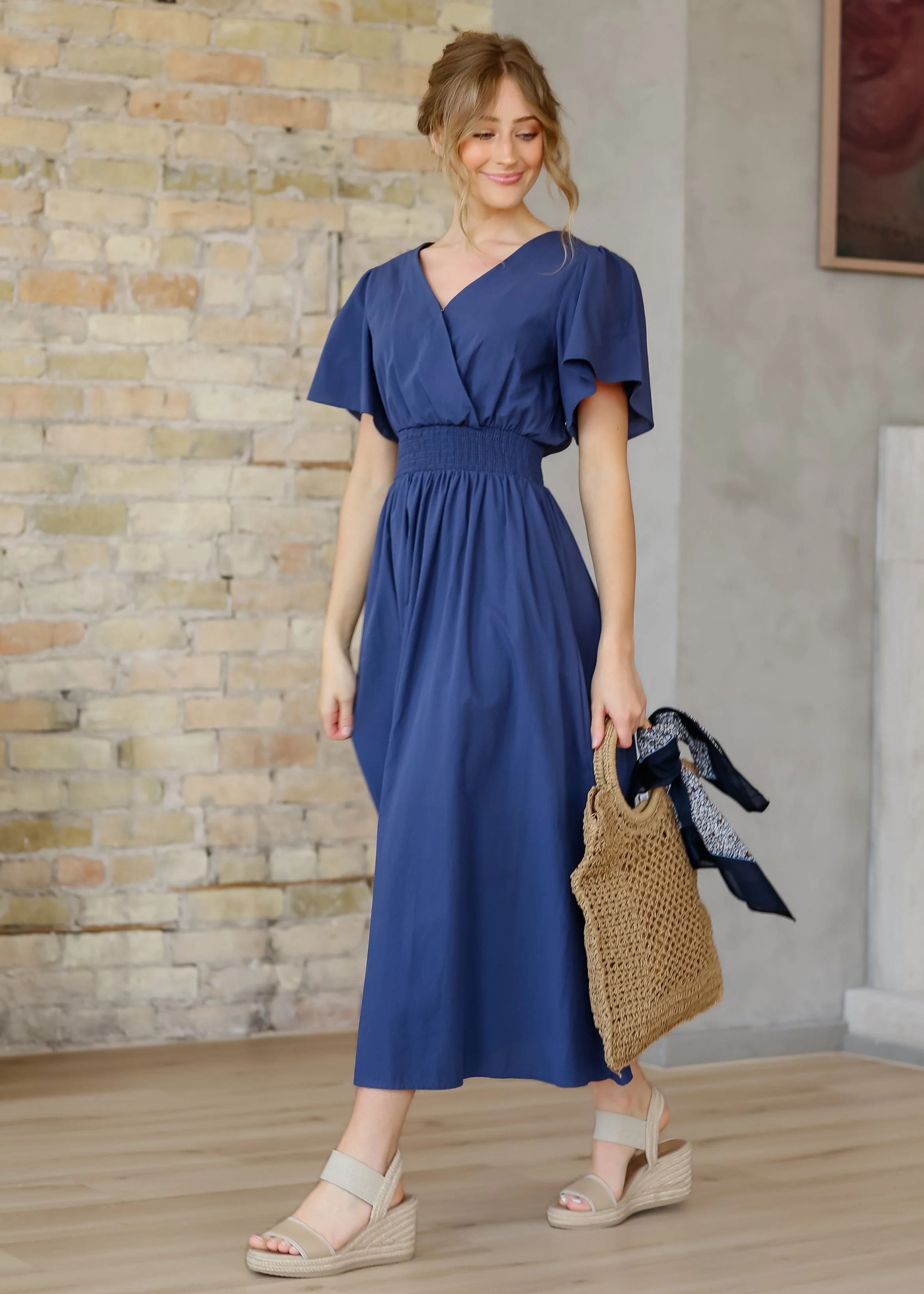 Montie Flutter Sleeve Maxi Dress  - FINAL SALE - Image 11