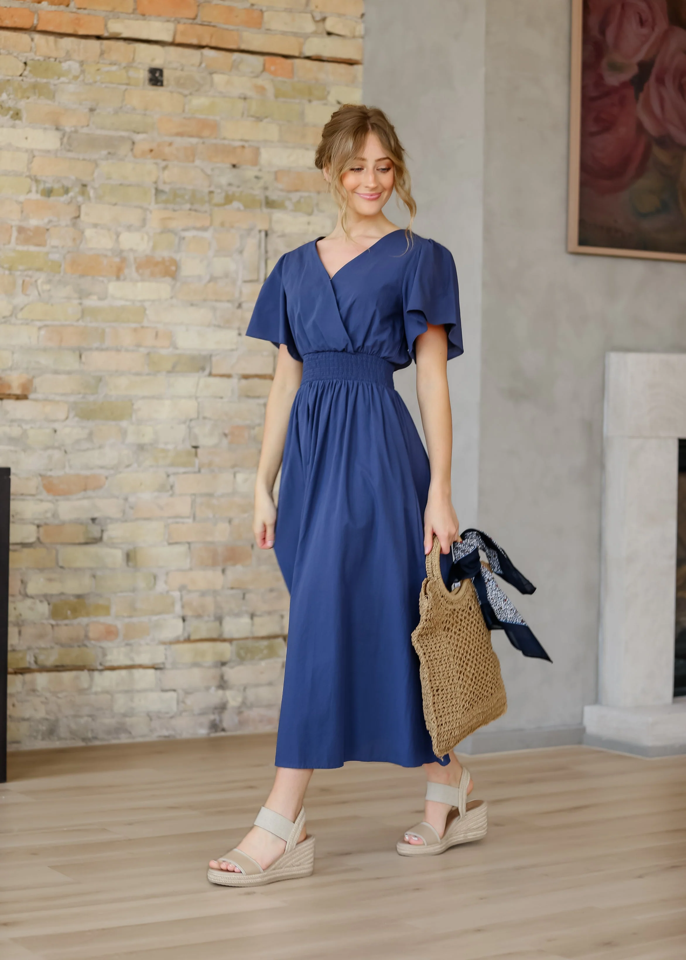 Montie Flutter Sleeve Maxi Dress  - FINAL SALE - Image 18