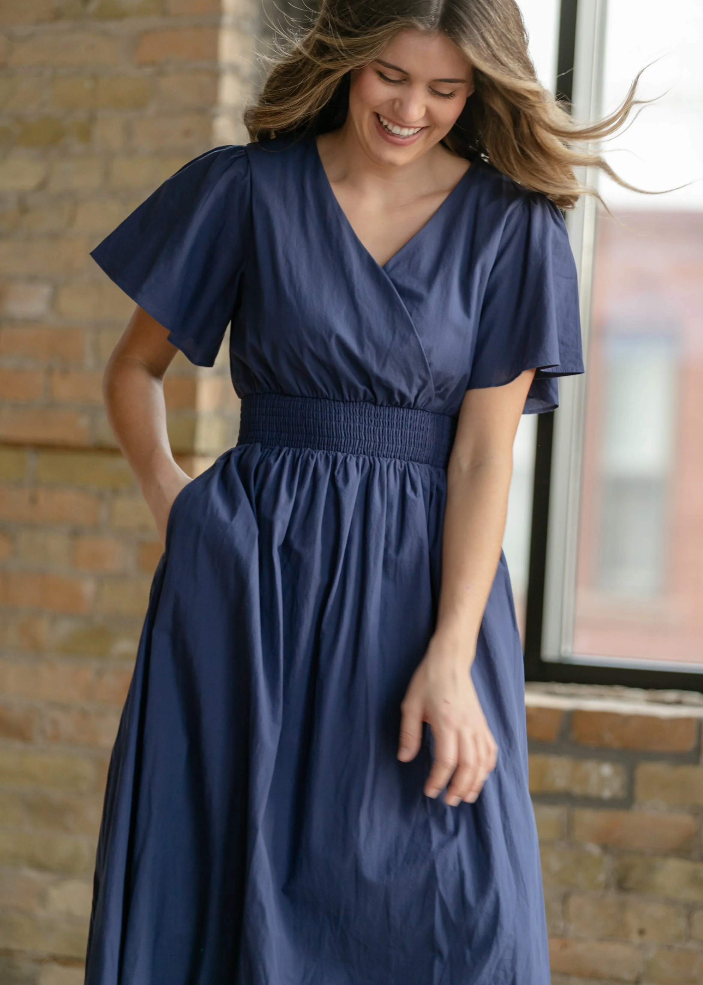Montie Flutter Sleeve Maxi Dress  - FINAL SALE - Image 2