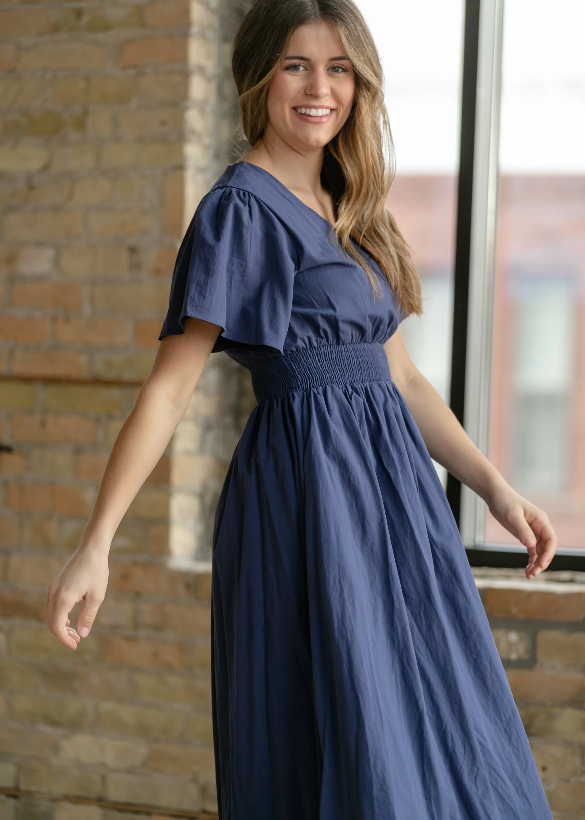 Montie Flutter Sleeve Maxi Dress  - FINAL SALE - Image 7