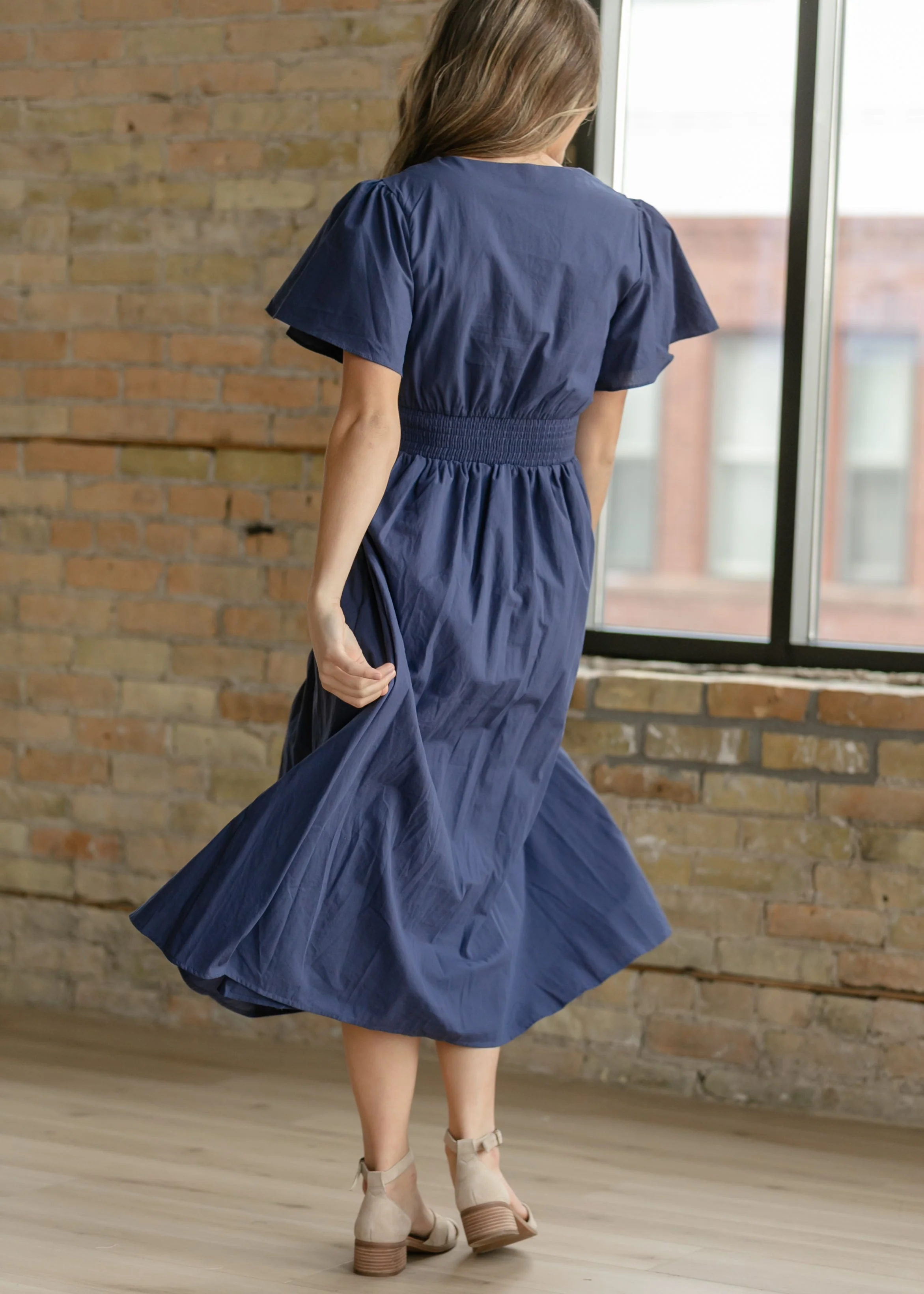 Montie Flutter Sleeve Maxi Dress  - FINAL SALE - Image 8