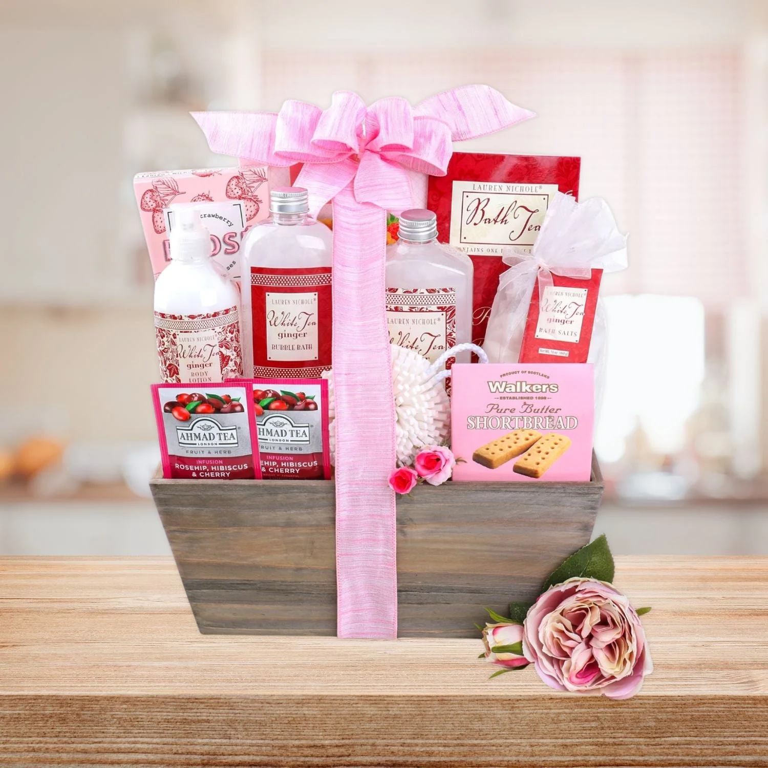 Mother's Day Tea & Tranquility Spa Gift Basket - Image 4