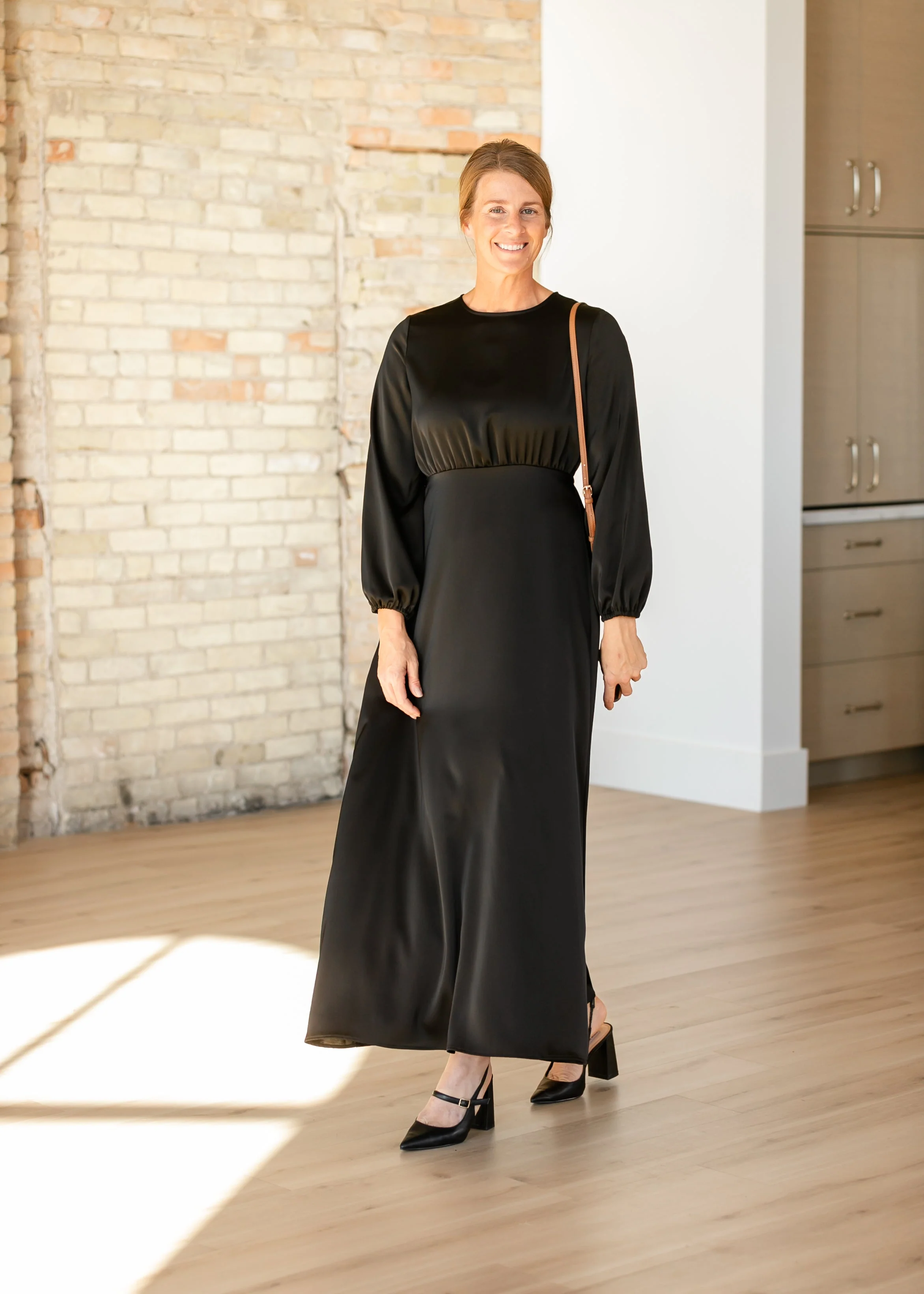 Muriel Satin Maxi Dress - FINAL SALE - Image 12