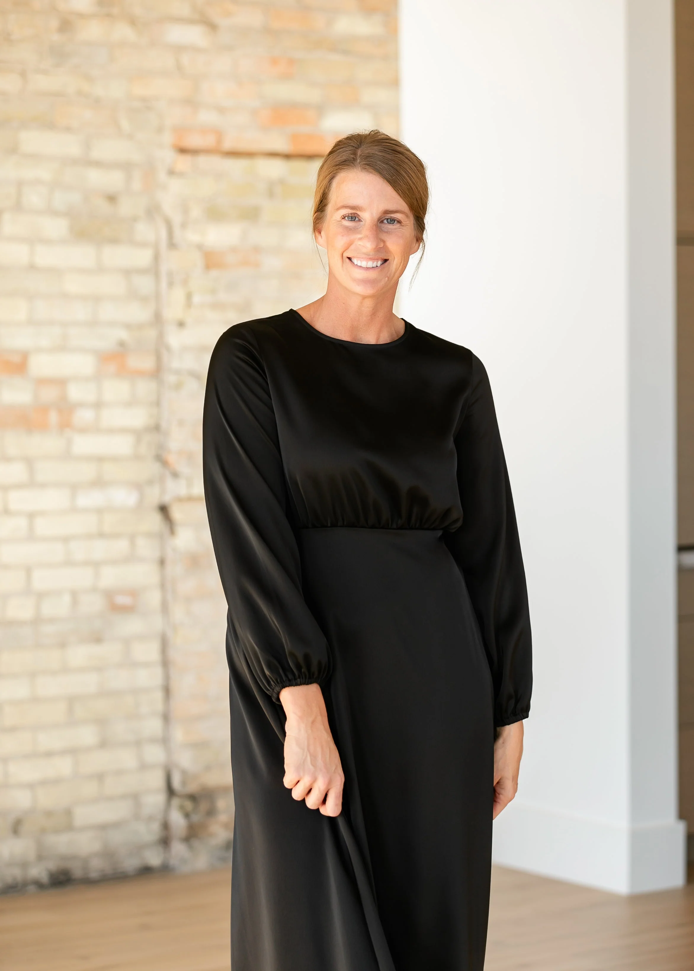 Muriel Satin Maxi Dress - FINAL SALE - Image 13
