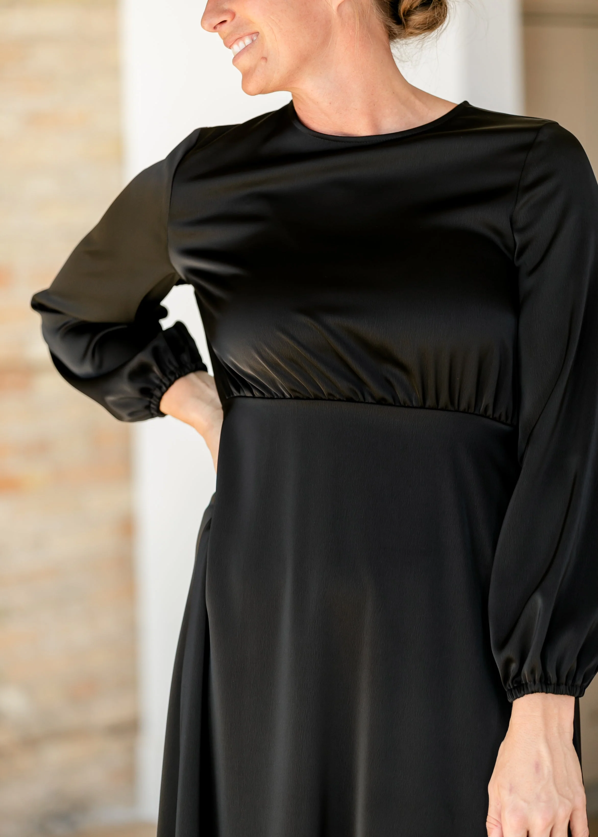 Muriel Satin Maxi Dress - FINAL SALE - Image 14