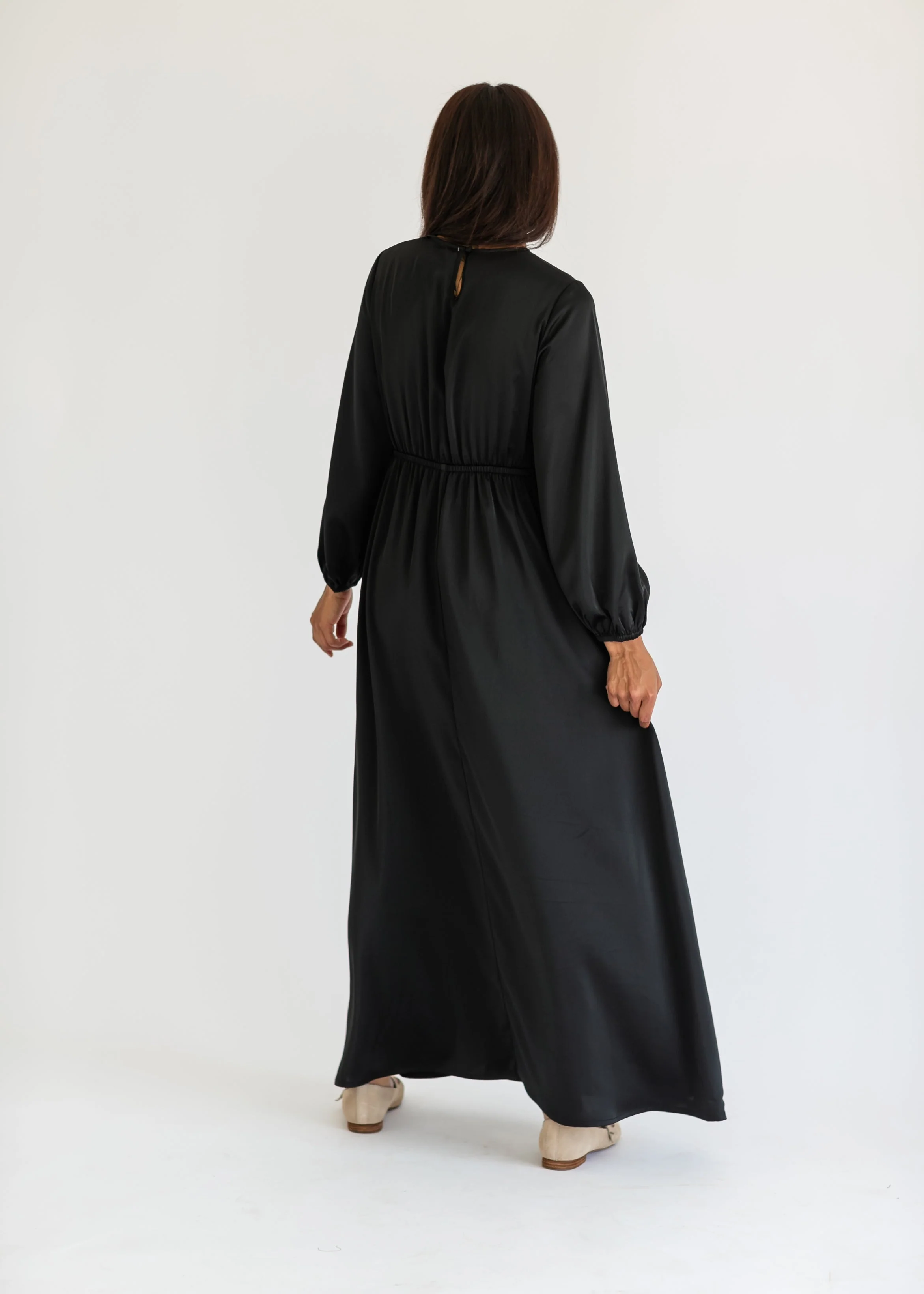 Muriel Satin Maxi Dress - FINAL SALE - Image 16