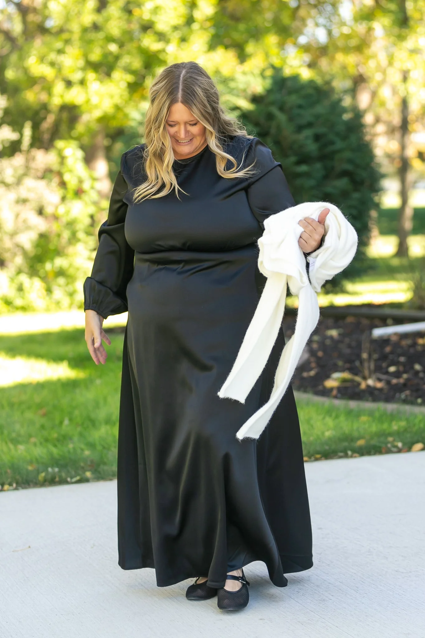 Muriel Satin Maxi Dress - FINAL SALE - Image 22