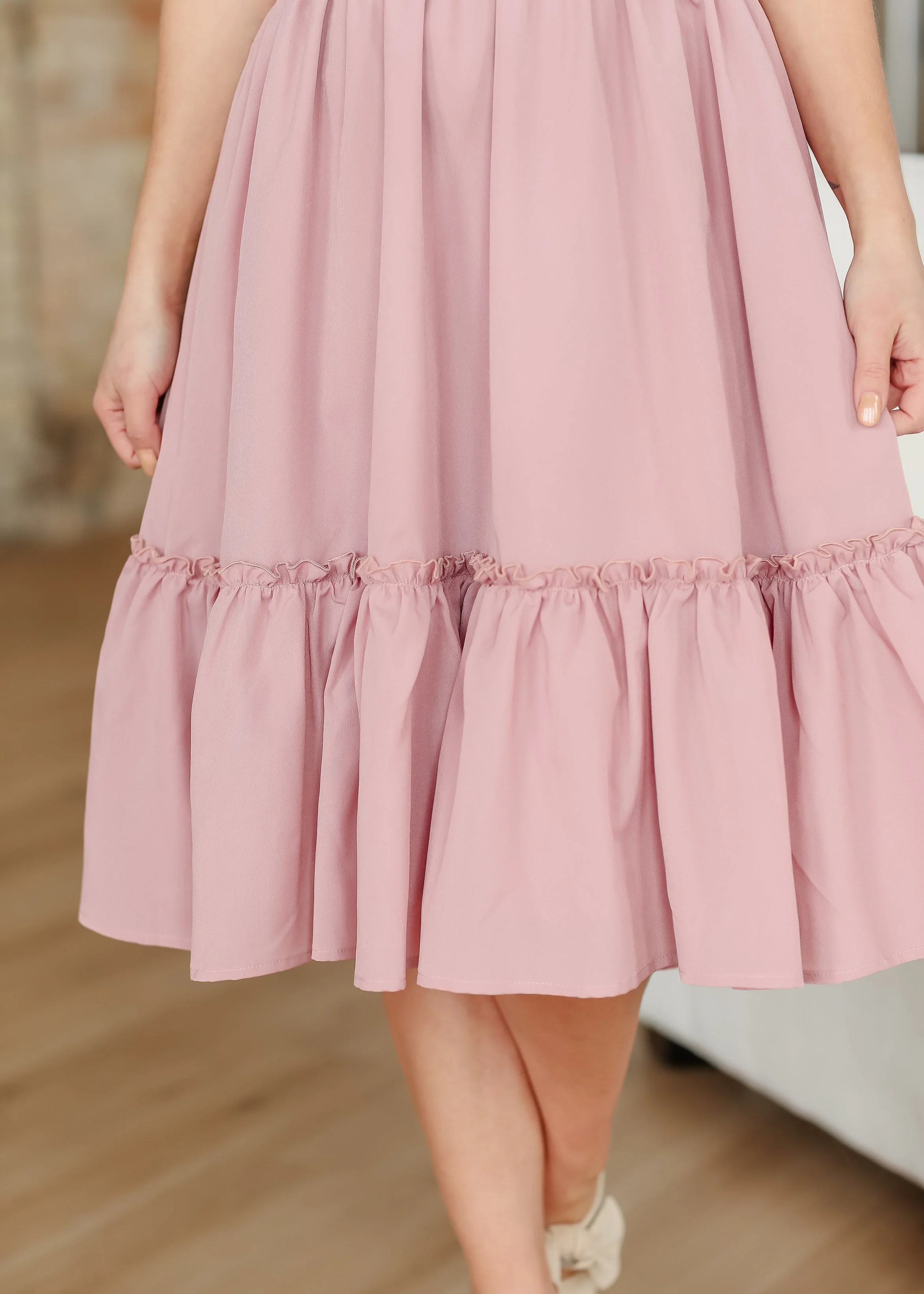 Sophie V-Neck Midi Dress - Image 12
