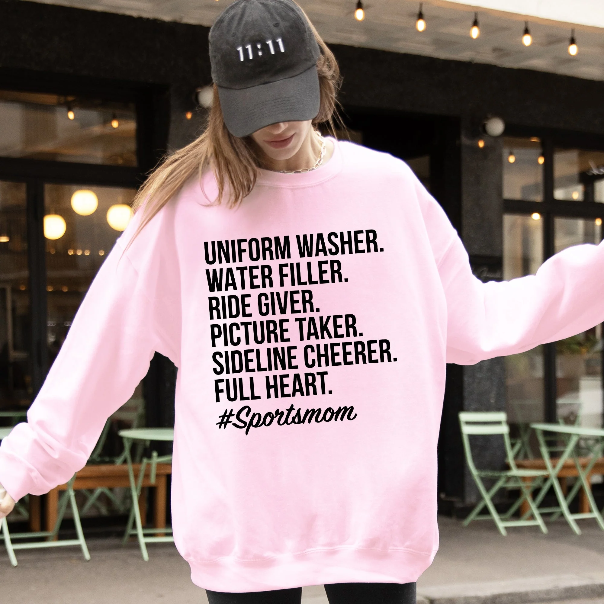 Sports Mom, Football, Soccer, Baseball, Basketball, Volleyball, Tailgate Party Sweatshirt - Image 2
