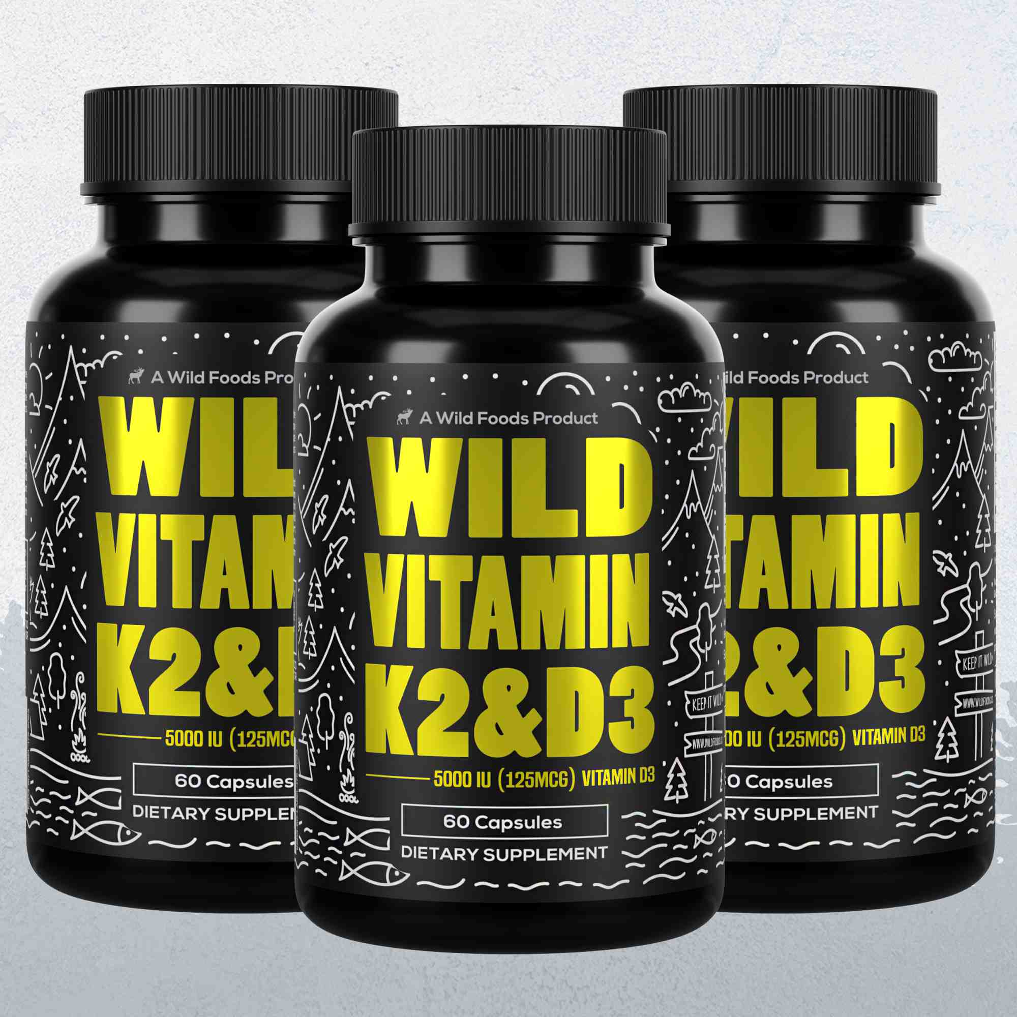 Vitamin K2 (MK-7) & Vitamin D3 (5000 IU) & Black Pepper Extract - Image 8
