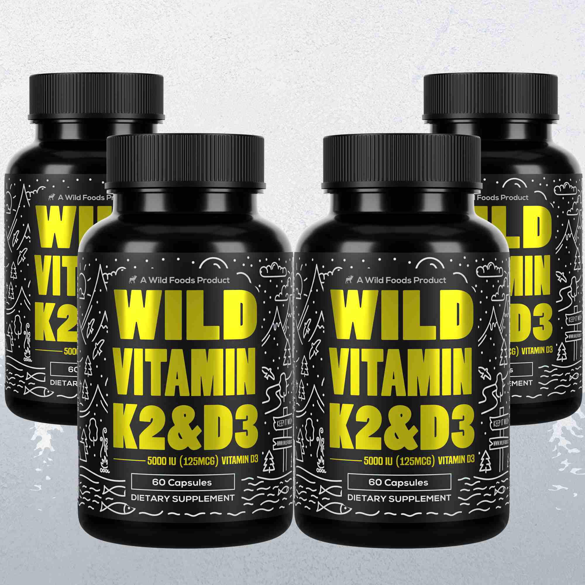 Vitamin K2 (MK-7) & Vitamin D3 (5000 IU) & Black Pepper Extract - Image 9