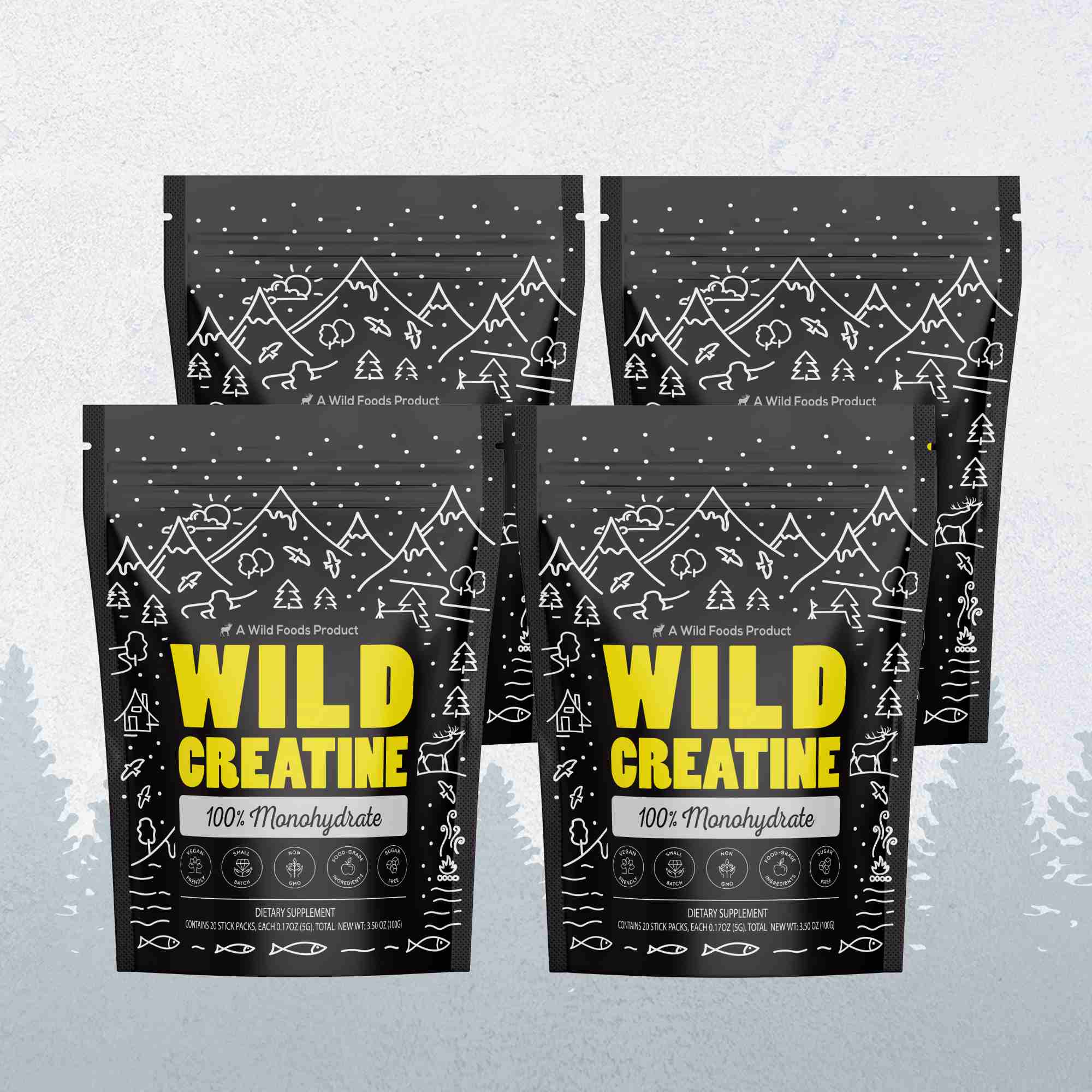 Wild Creatine Monohydrate, 20 Servings – 100% Pure for Strength & Endurance - Image 10